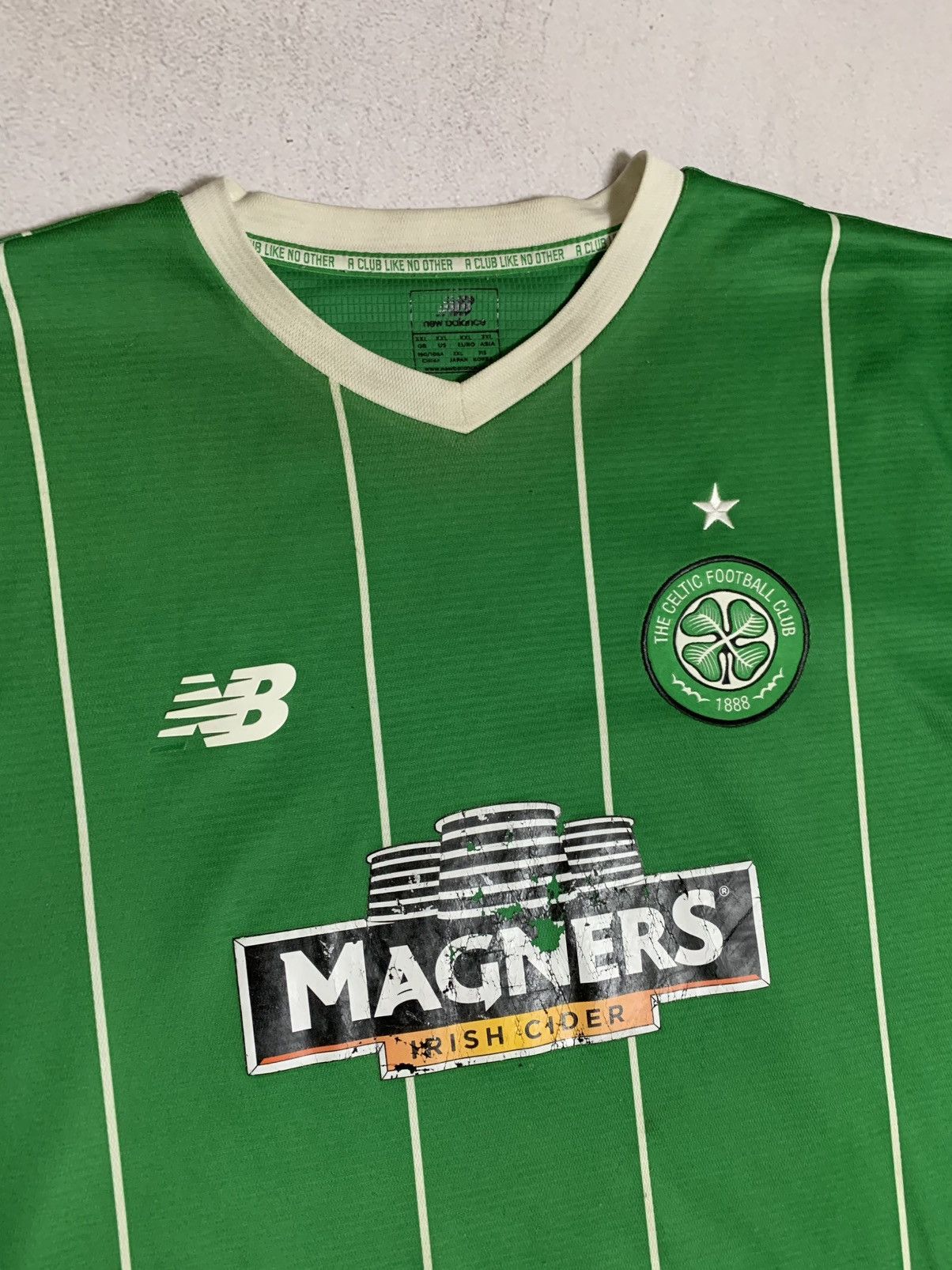 New Balance × Vintage Vintage New Balance Celtic Jersey Football Shirt 2015/2016 Size US XXL / EU 58 / 5 - 2 Thumbnail