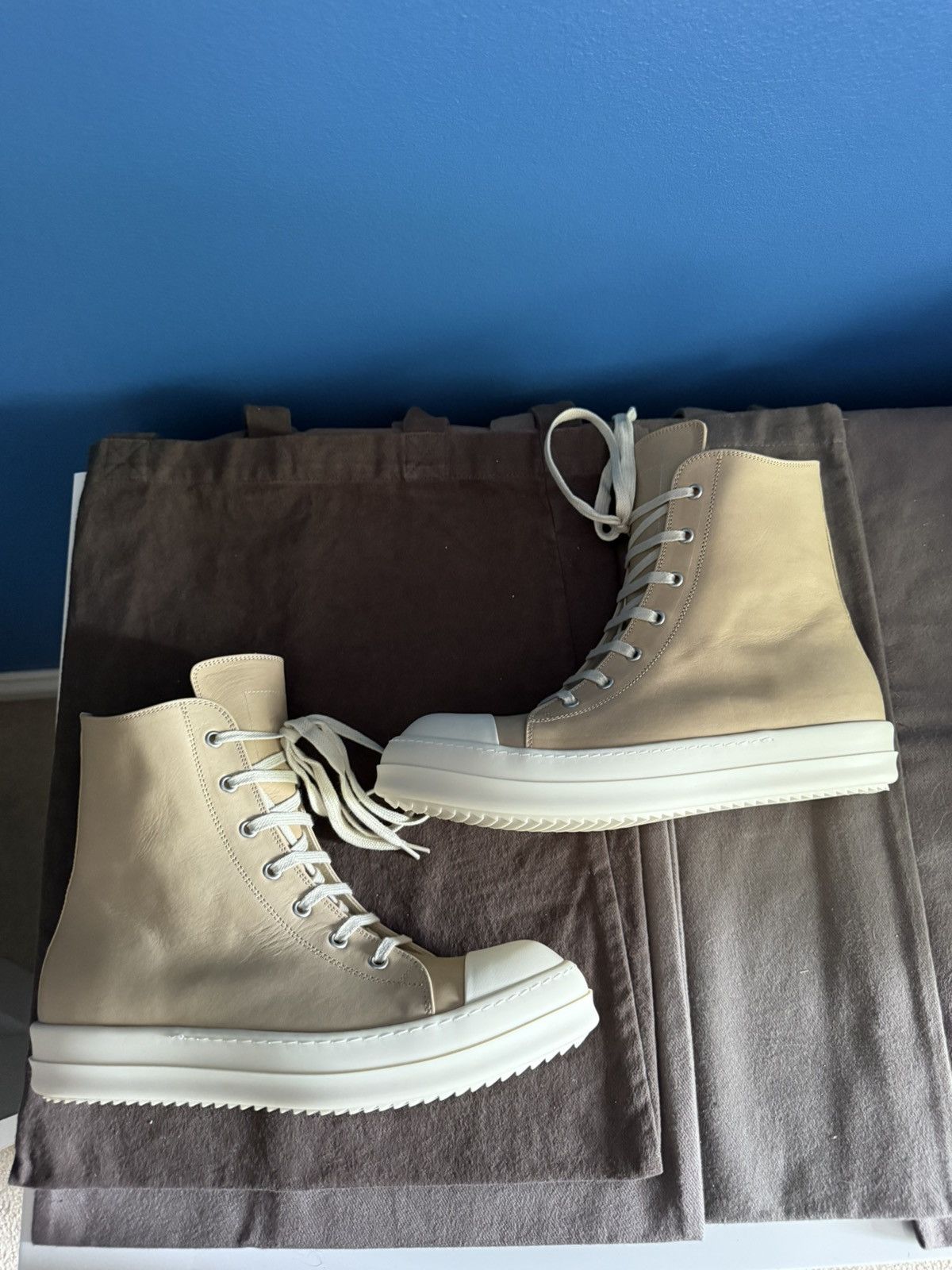 Rick Owens Rick Owens Ramones in Veg Tanned Spalla Size US 9 / EU 42 - 3 Thumbnail