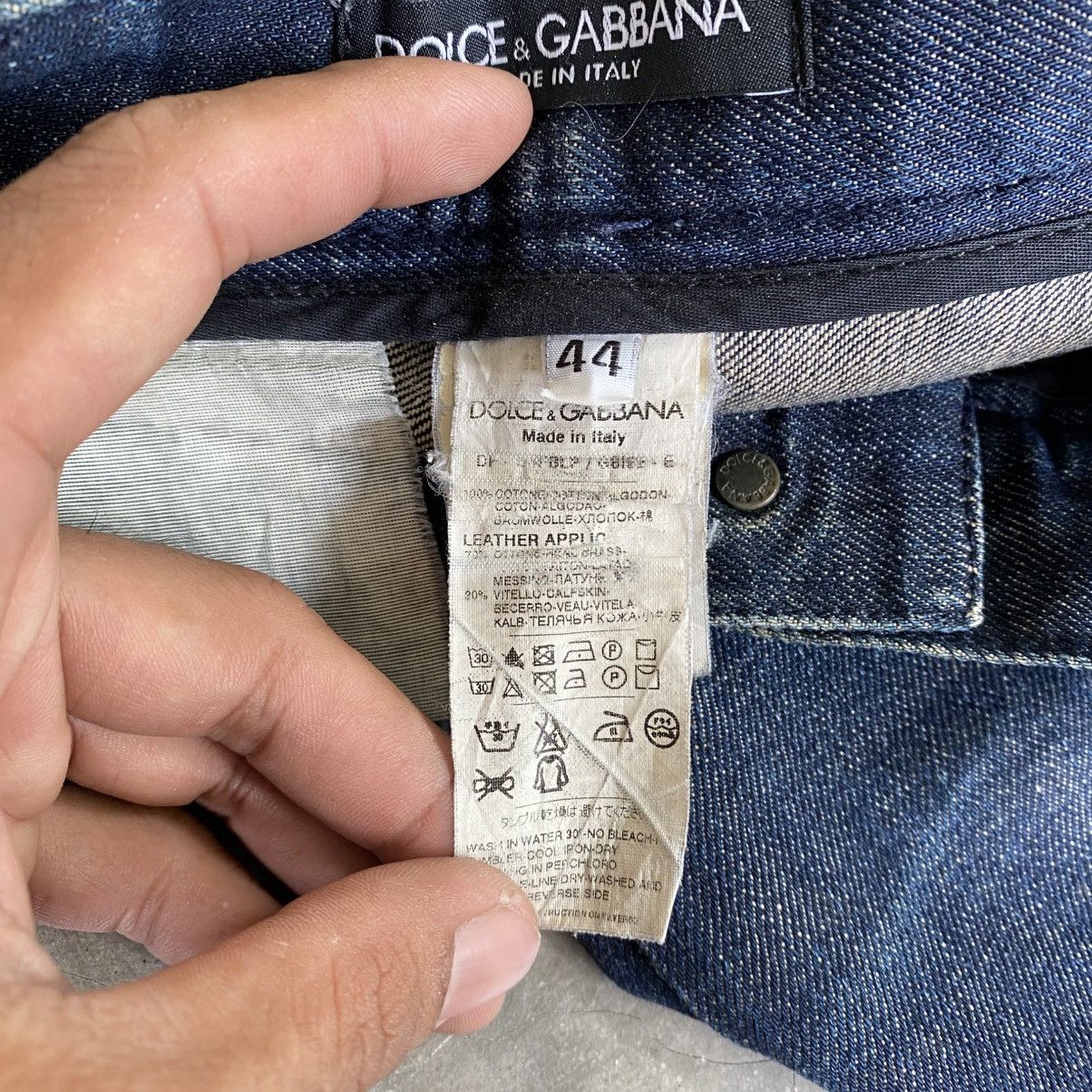 Dolce & Gabbana 2000s Dolce&Gabbana Via San Damiano 7 Denim Pants Size US 26 / EU 42 - 10 Thumbnail