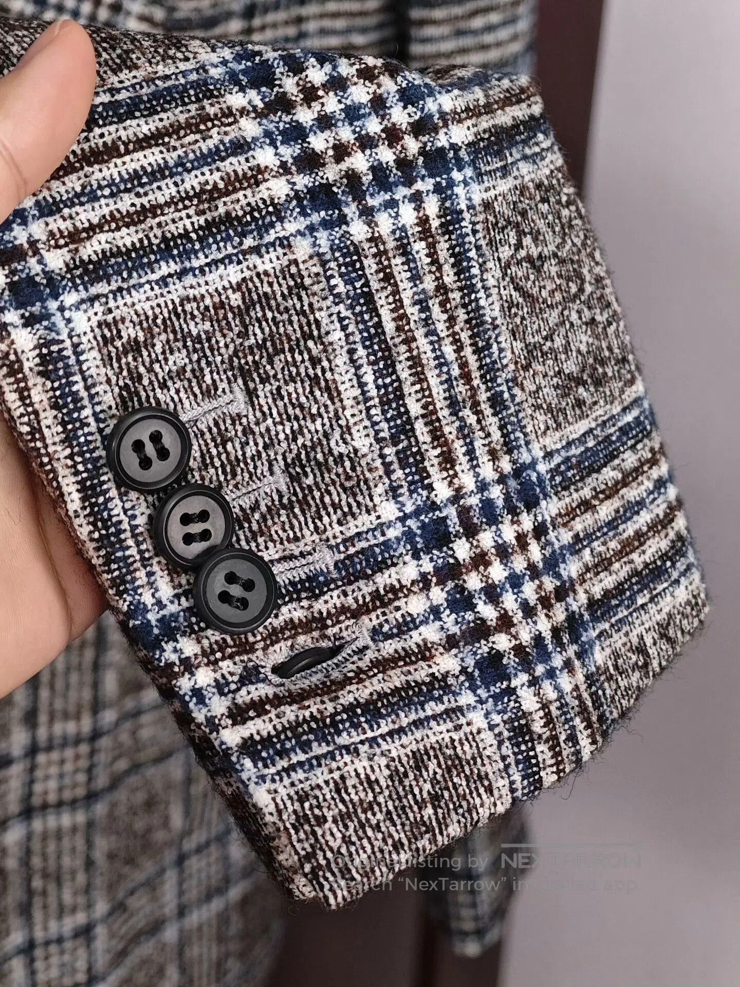 Armani Custom Italian Wool Blend Suit Jacket. Size US S / EU 44-46 / 1 - 4 Thumbnail