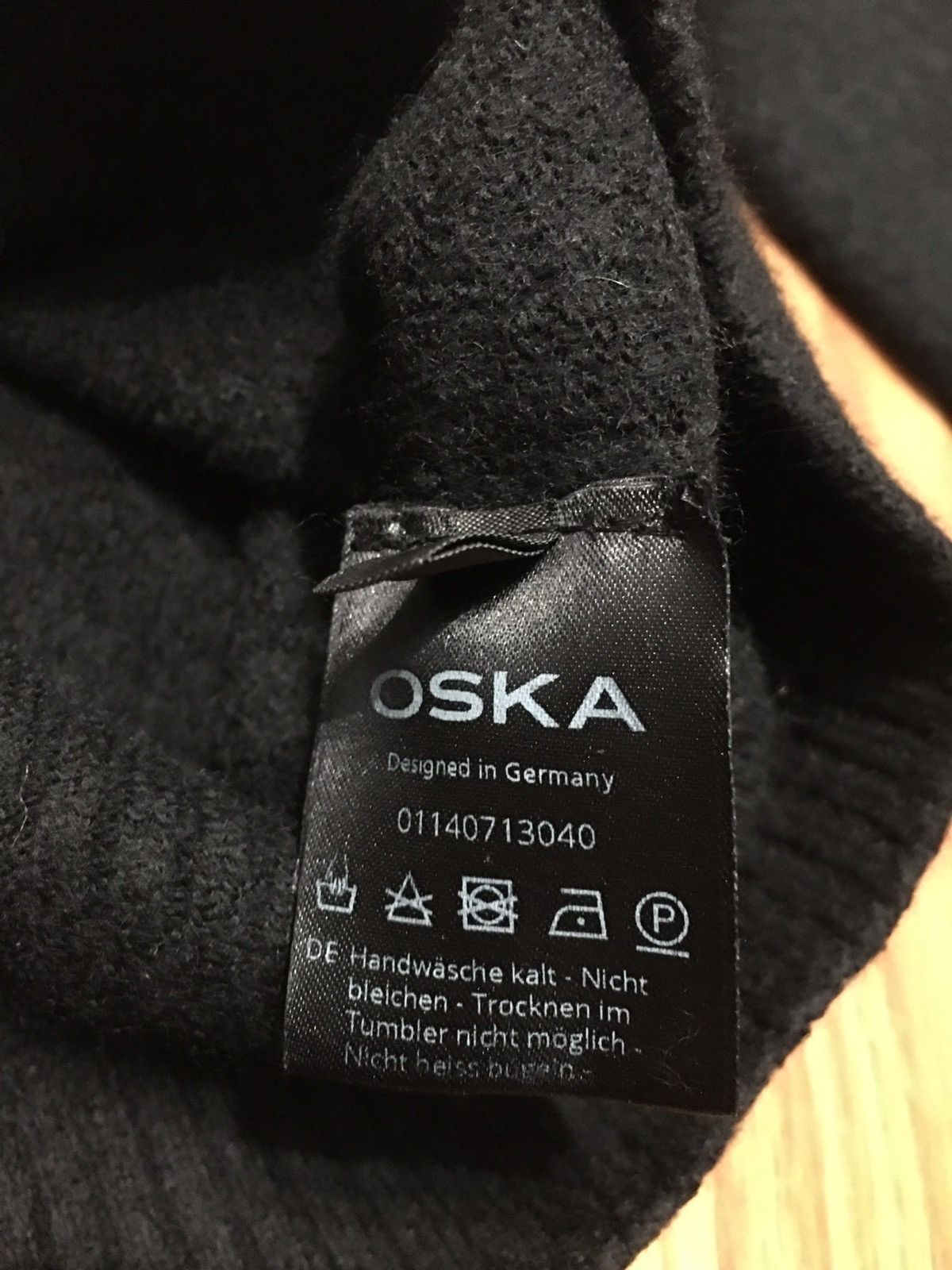 OSKA OSKA Black Virgin Wool High neck Sweater Size XS Size XS / US 0-2 / IT 36-38 - 9 Thumbnail