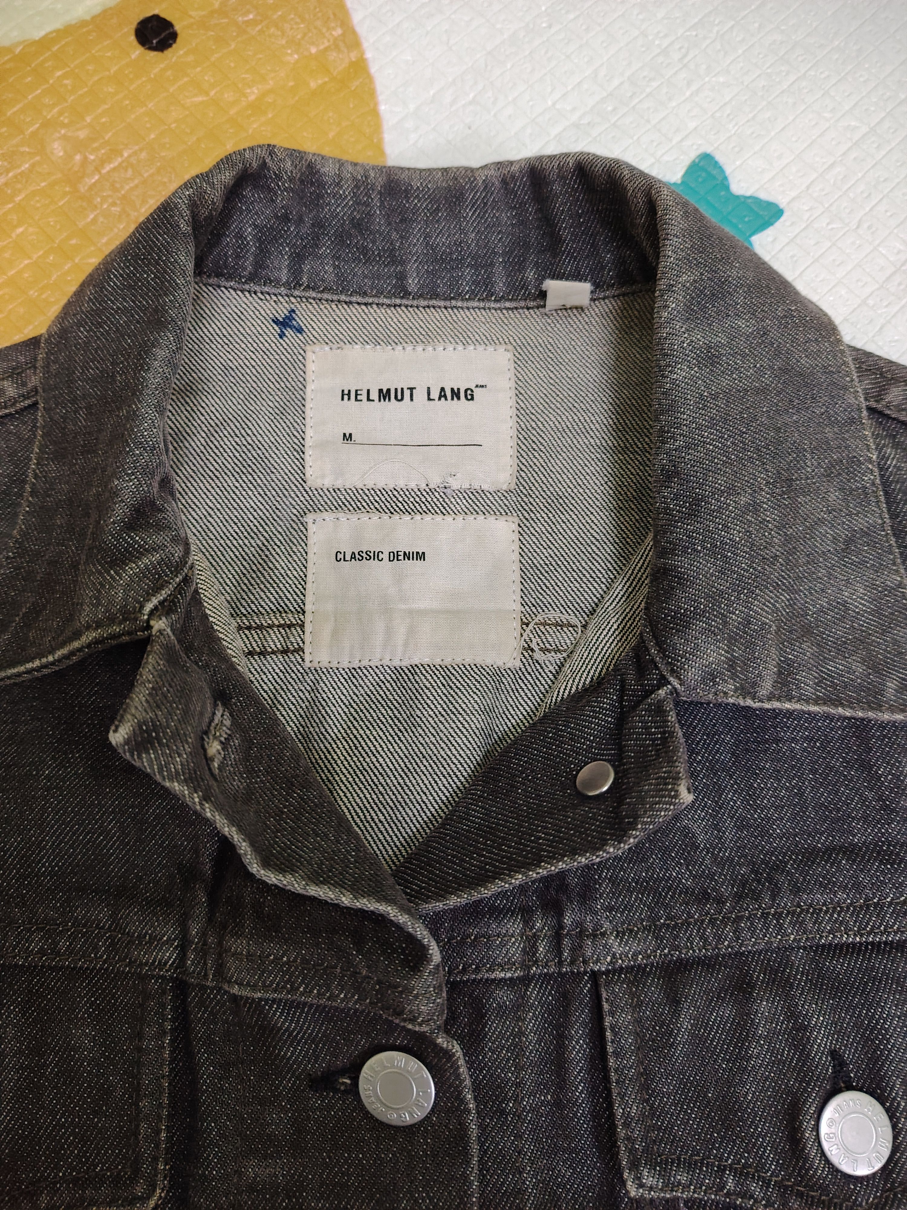 Helmut Lang Vintage Helmut Lang Black Classic Denim Jacket 1999 Italy 38 Size XS / US 0-2 / IT 36-38 - 5 Thumbnail