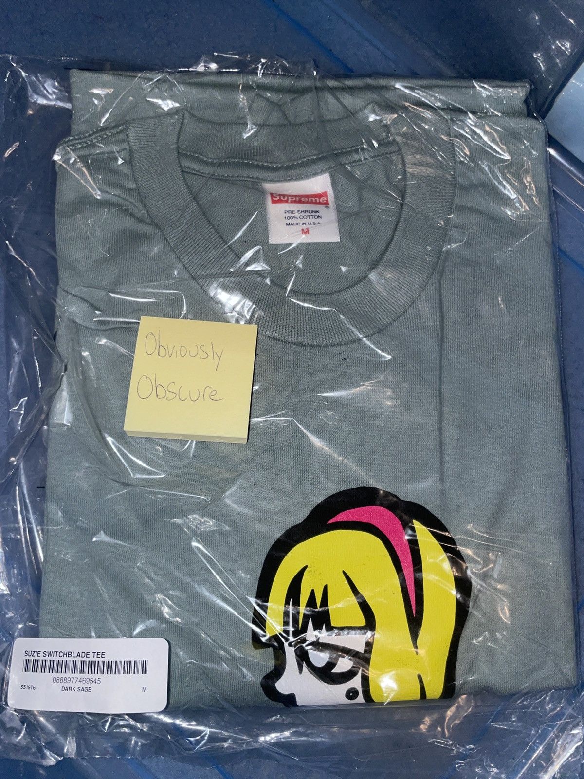 トップス Supreme Suzie Switchblade Tee 19SS Supreme Suzie Switchblade Tee Ash Grey Men's - SS19 - US