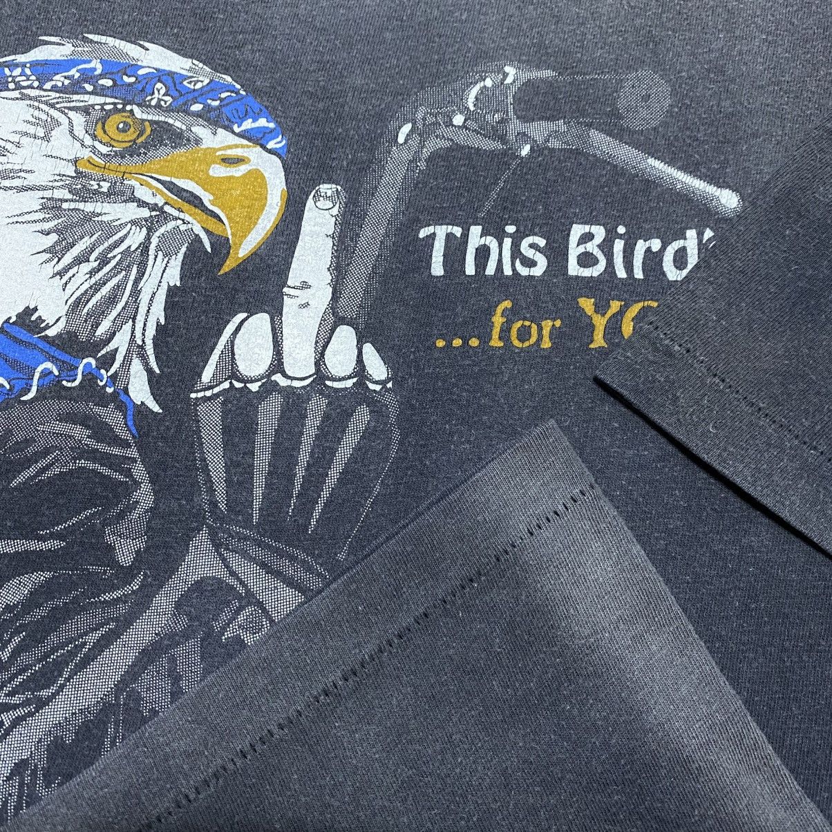 Harley Davidson Rare‼️🔥VTG HD This Bird's For You Motorcycle Eagle T-Shirt Size US M / EU 48-50 / 2 - 7 Thumbnail