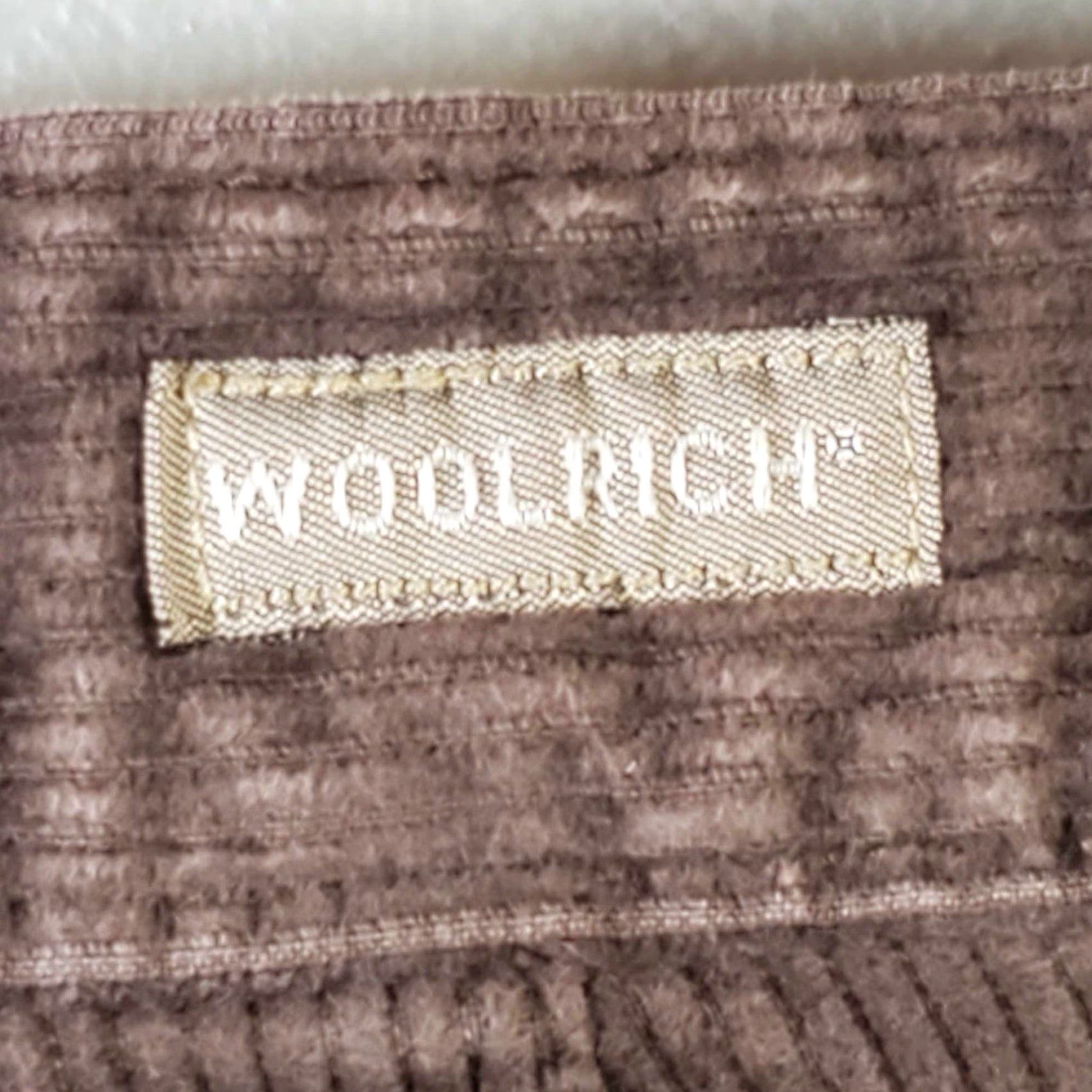 Vintage VINTAGE Woolrich Pants Women 14 Dark Chocolate Brown Corduroy High Waist 30 in Inseam 31 in Waist Tapered Chino 80s 90s Outdoor Womens Size 36" / US 14 / IT 50 - 2 Thumbnail