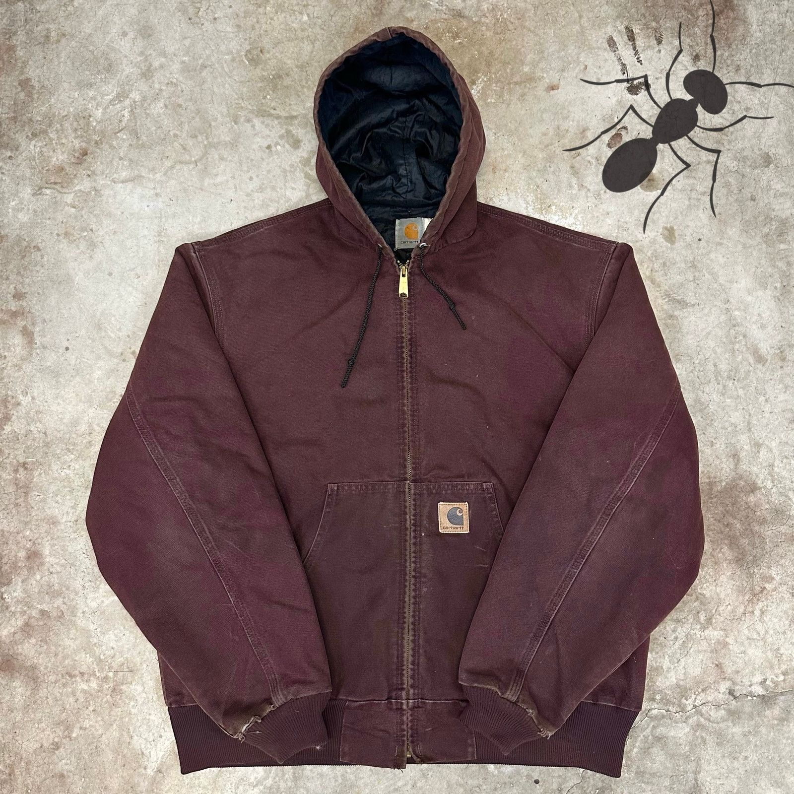 キドc-boy style (vol.481)carhartt Vintage Carhartt Canvas Jacket 2XL J130 DES Quilt Lined