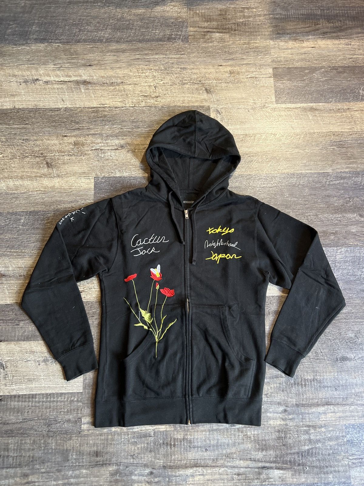 Online Travis scott cactus jack X Neighborhood carousel hoodie size medium