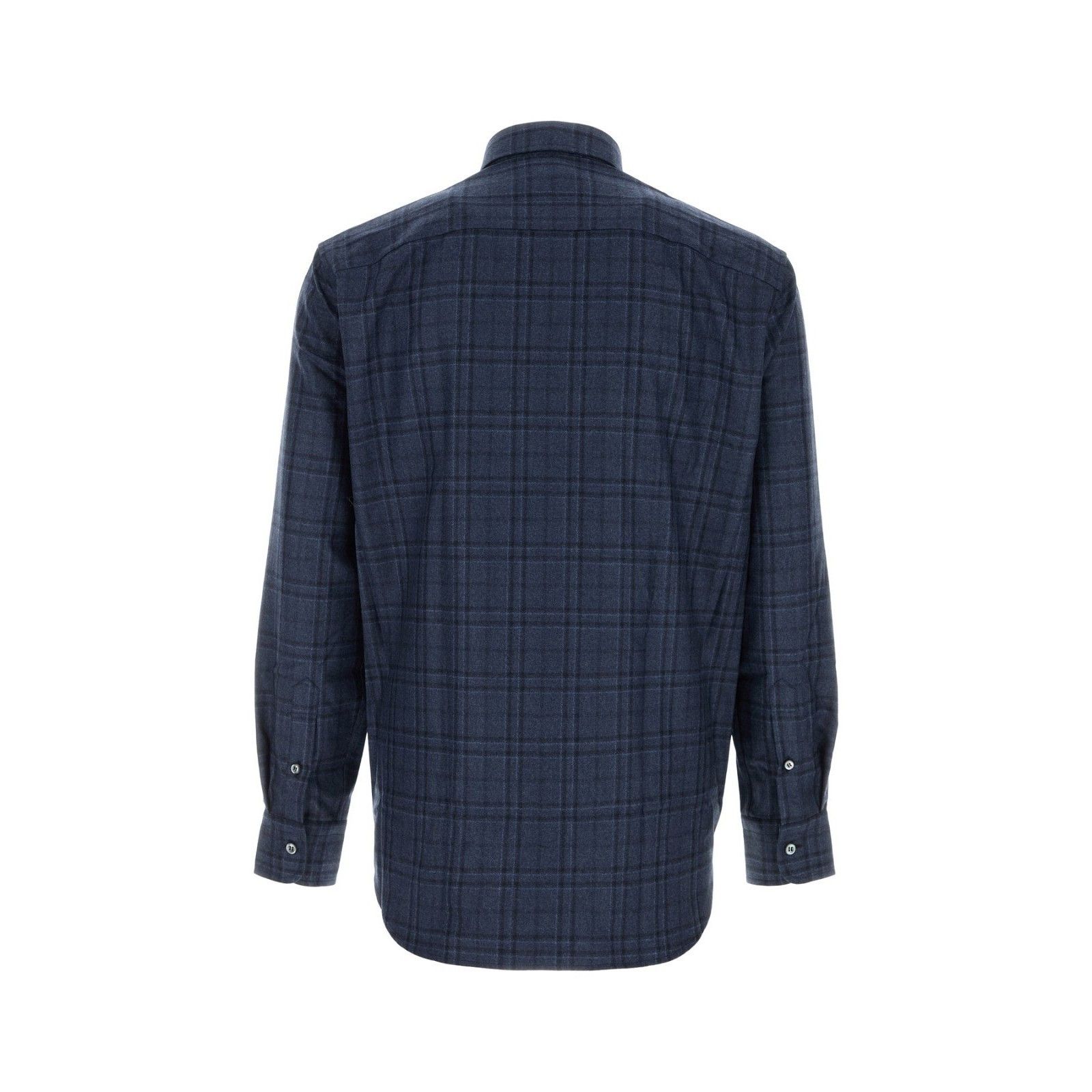 Brioni BRIONI Embroidered Flannel Shirt New & Authentic (Men's size Size US M / EU 48-50 / 2 - 2 Thumbnail