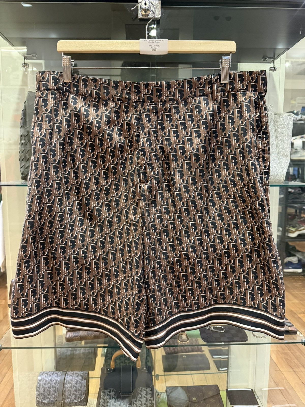 Dior Dior Homme Oblique Silk Shorts Size US 36 / EU 52 - 1 Thumbnail