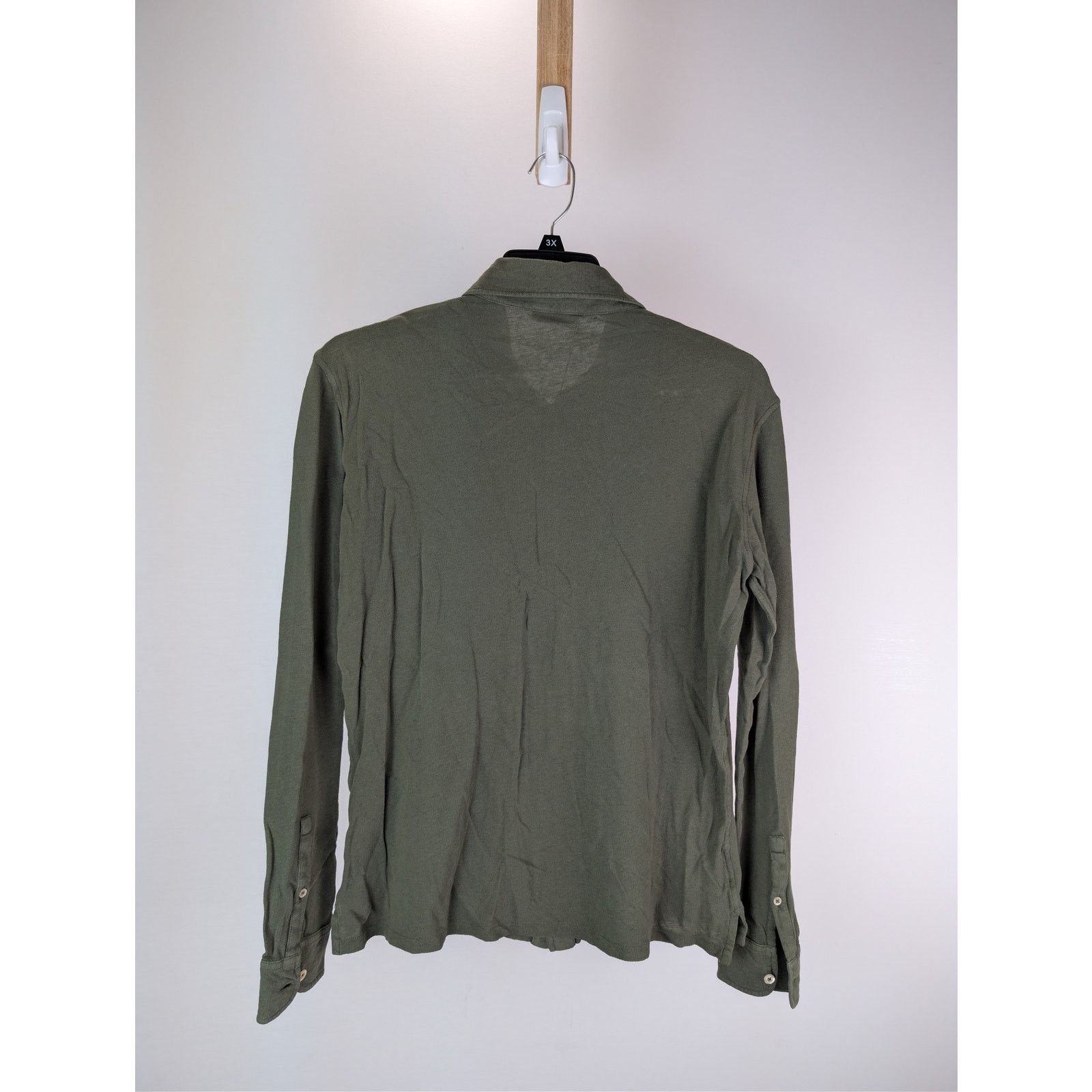 Boglioli o1rshd1 CC20 Cotton French Collar Shirt in Dark Green Size US S / EU 44-46 / 1 - 15 Thumbnail