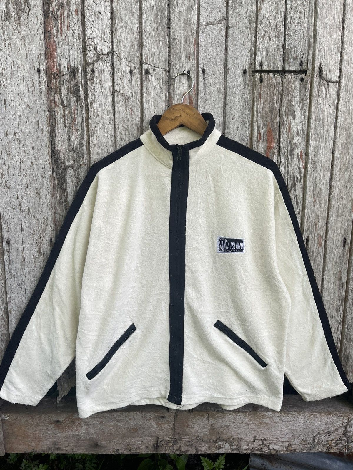 Japanese Brand Vintage Cap Santa Sports Club Fleece Jacket Size US L / EU 52-54 / 3 - 6 Thumbnail