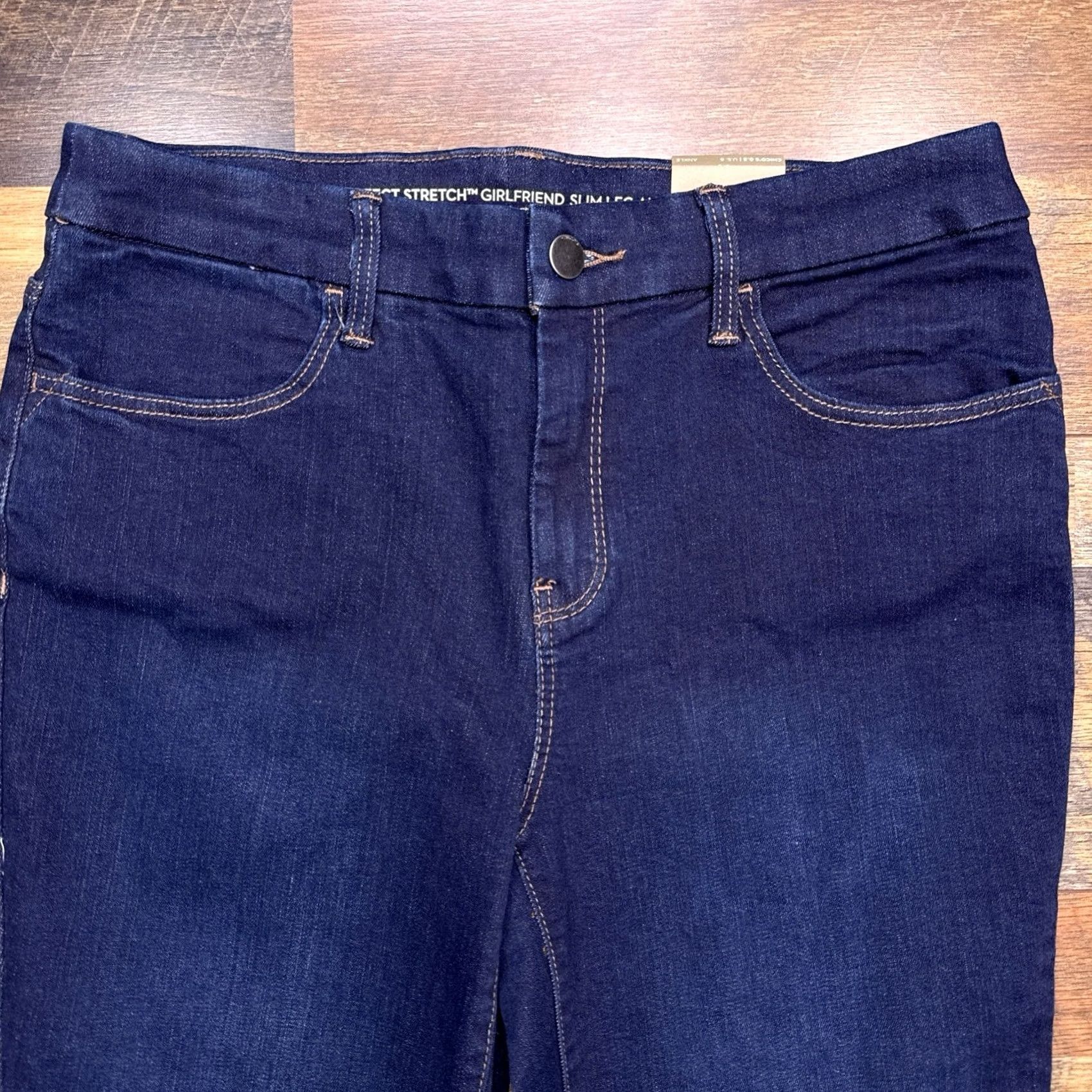 Vintage Chicos Jeans Ankle Slim Leg 0.5 Blue Denim Stretch 5-Pocket City Womens Boys? Size 25" / US 0 / IT 36 - 4 Thumbnail