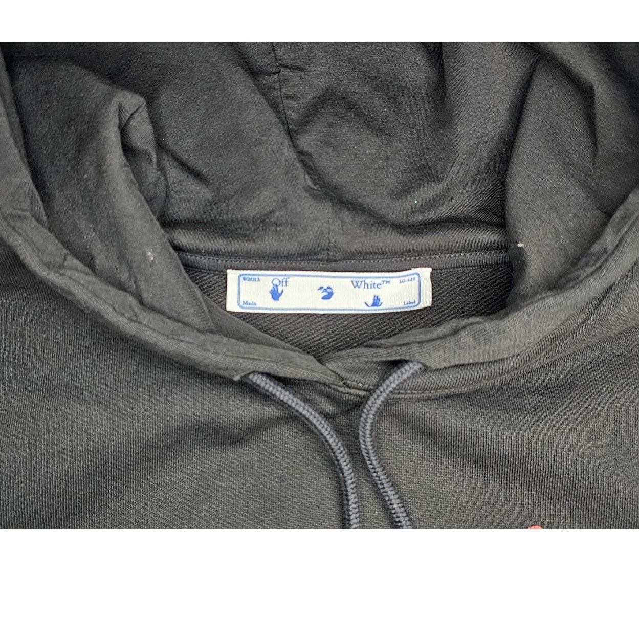 Off-White Off White Black Hoodie with Red Floral Design NWT S Size S / US 4 / IT 40 - 11 Thumbnail