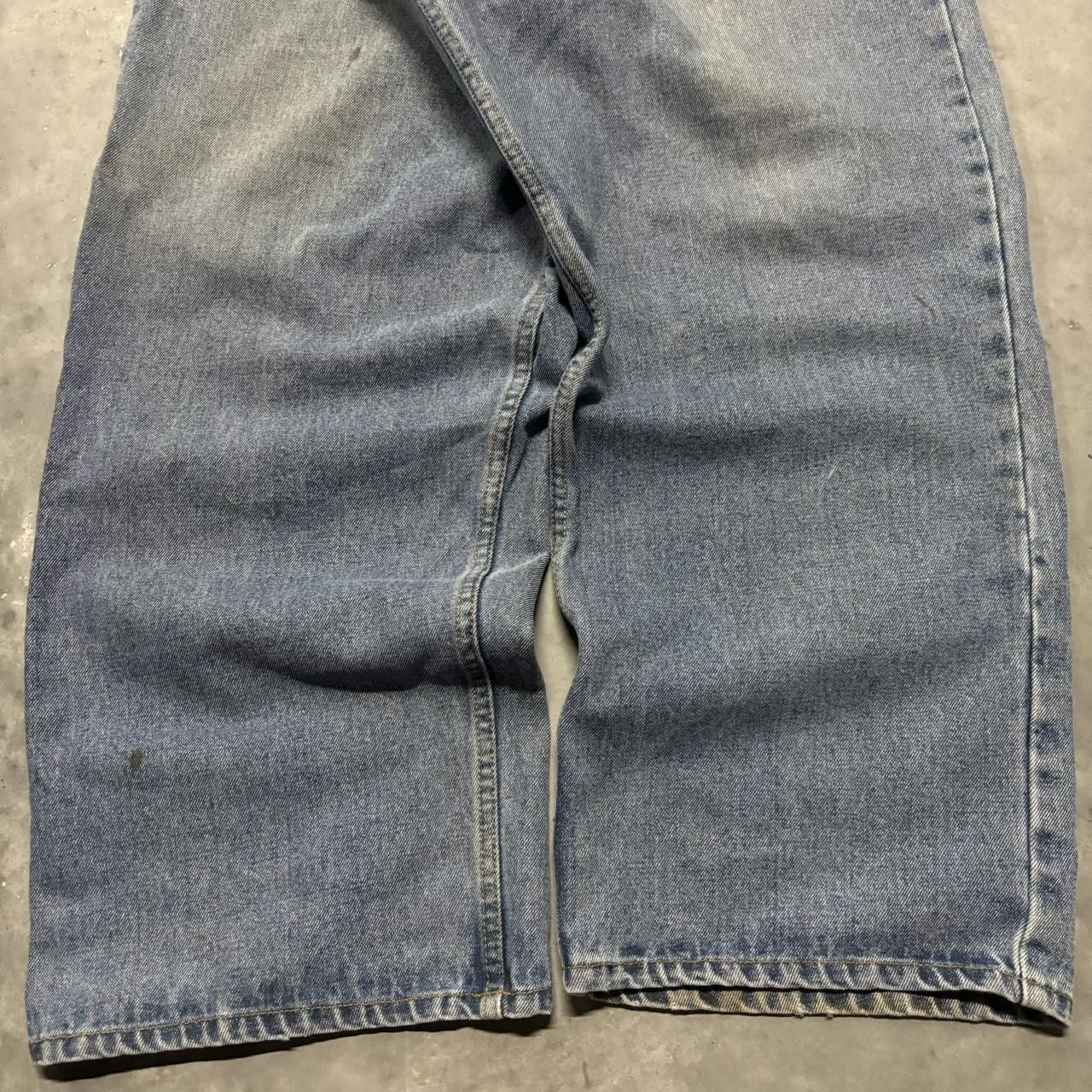 Japanese Brand × Vintage Crazy Vintage Y2K/2000s Baggy Medium Wash Skater Denim Jeans! Size US 42 / EU 58 - 6 Thumbnail