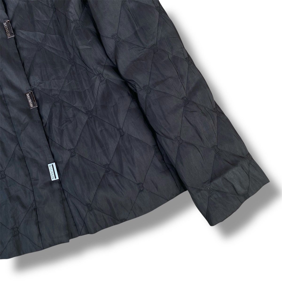 Balmain Vintage 90s Balmain Paris Quilted Jacket. #G4 Size M / US 6-8 / IT 42-44 - 4 Thumbnail