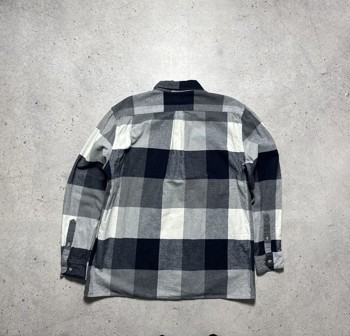 Barbour Barbour Checked Flannel Button Up Shirt Jacket Size US XXL / EU 58 / 5 - 12 Thumbnail