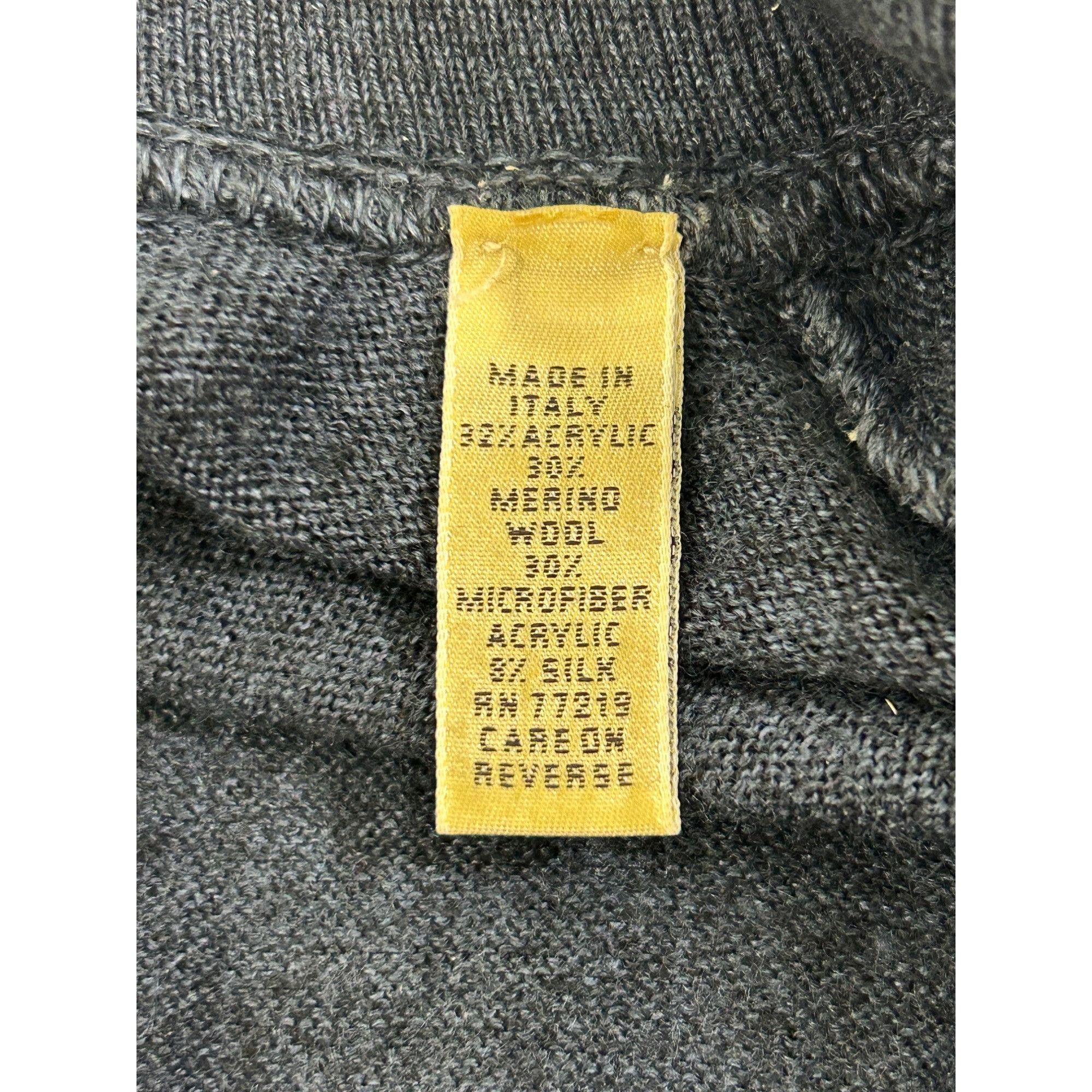 Pronto Uomo Pronto Uomo Men’s Blue Sweater L Vintage 1/4 Zip Long Sleeve Size US L / EU 52-54 / 3 - 6 Thumbnail