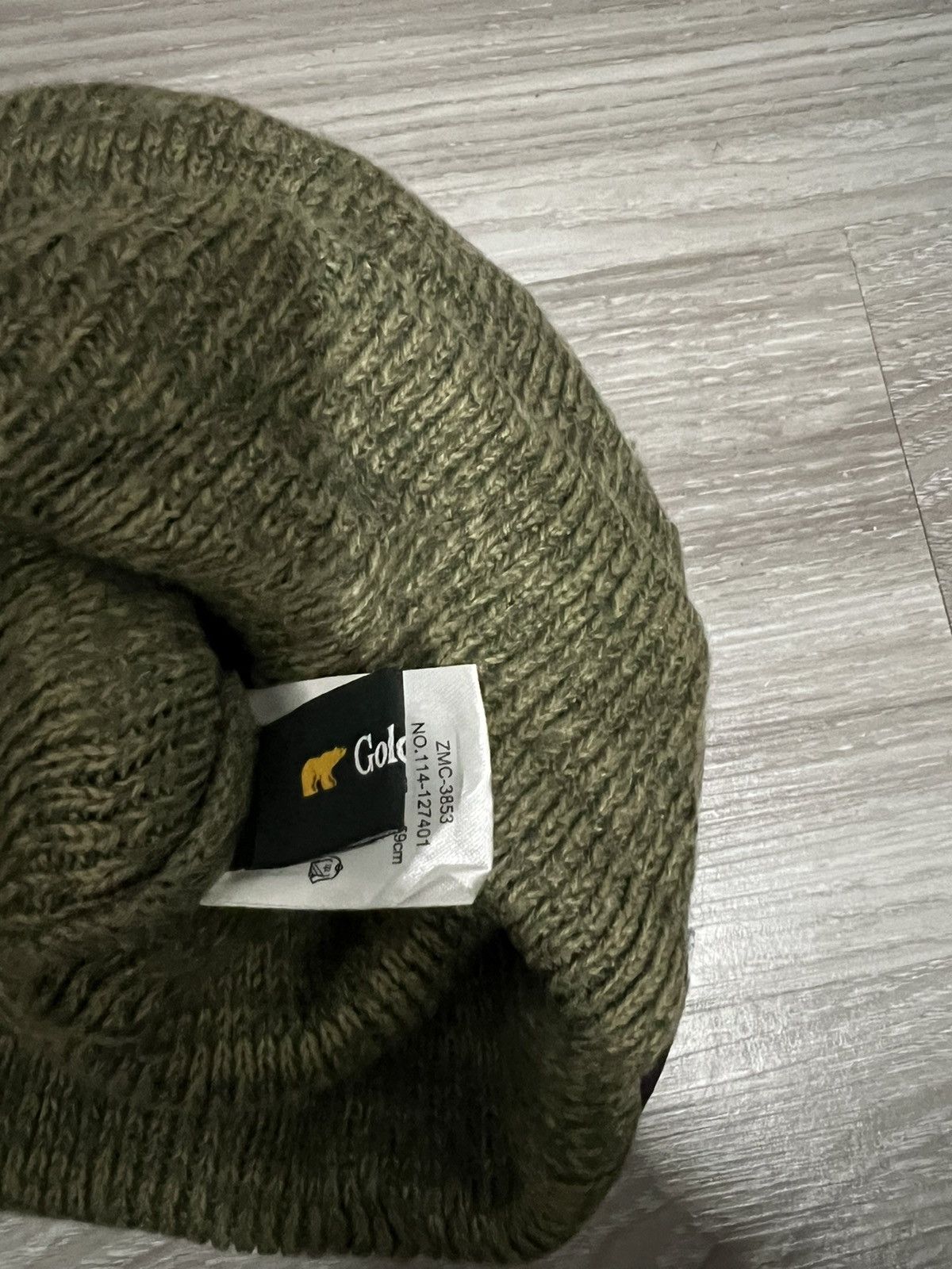 Golden Bear × Vintage Vintage Golden Bear Spell out Beanie Hat Size ONE SIZE - 6 Thumbnail