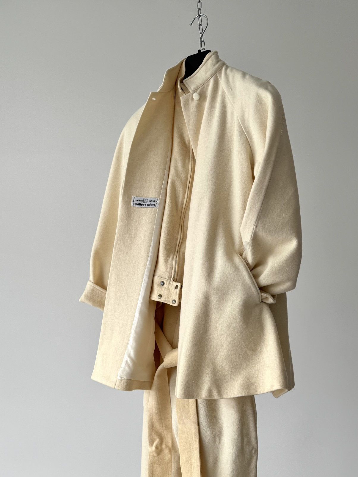 Other Archive 1970s Philippe Salvet France Women’s Wool Suit Size S / US 4 / IT 40 - 1 Thumbnail