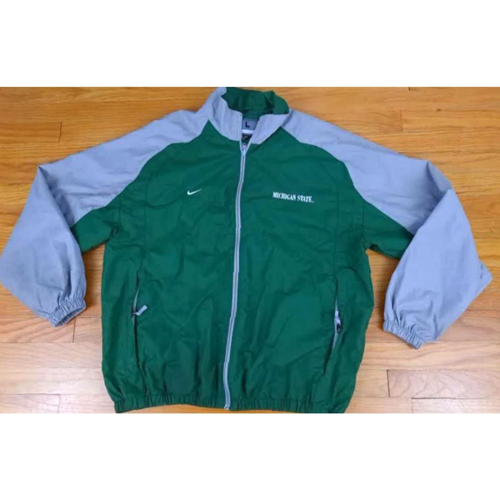 Nike Nike Michigan State Spartans Full Zip Track Jacket L Men Multicolor Regular Size US L / EU 52-54 / 3 - 2 Thumbnail