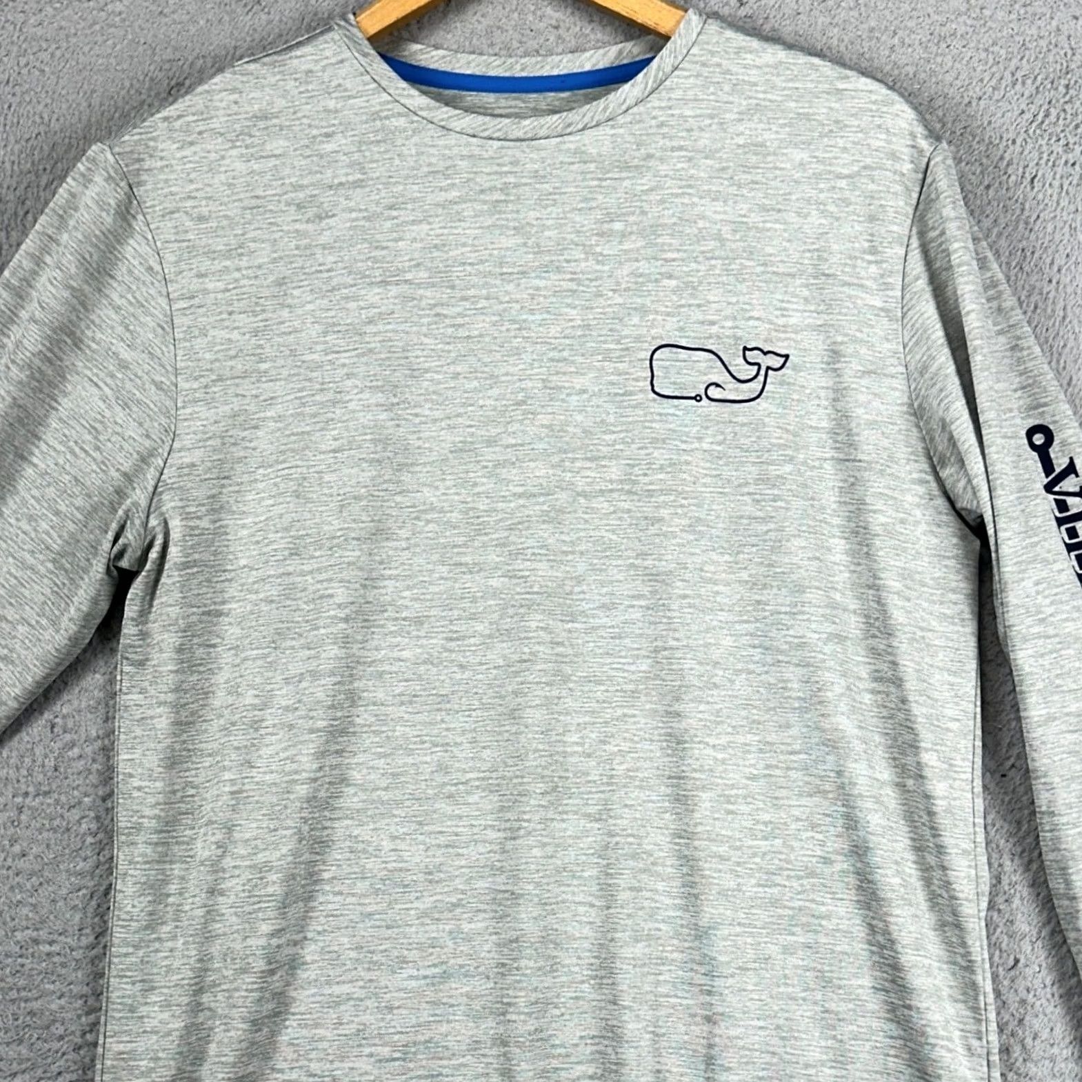 Vineyard Vines Vineyard Vines Performance Mens T-Shirt Short Sleeve Graphic Tee Grey Small Size US S / EU 44-46 / 1 - 2 Thumbnail