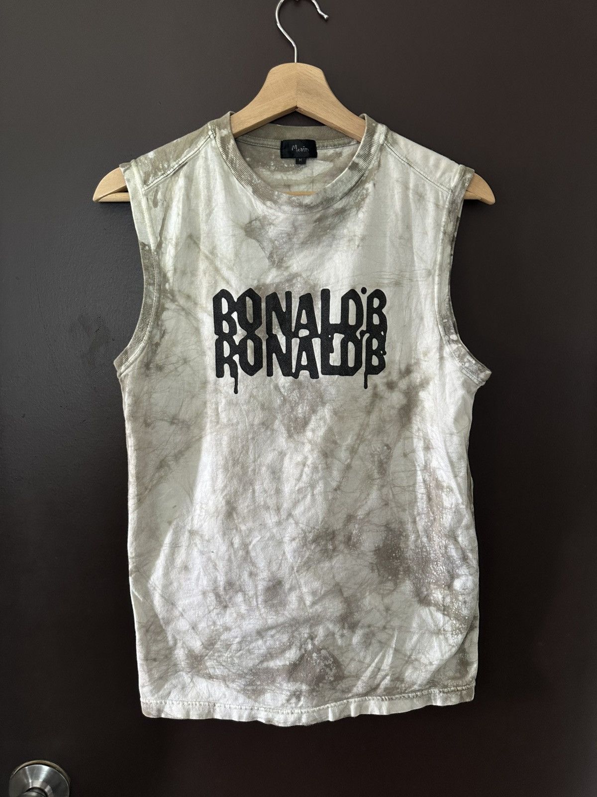 Japanese Brand 1990 - Movin Japan Mr Ronald•B Acid Wash Sleeveless Shirt Size US M / EU 48-50 / 2 - 2 Thumbnail