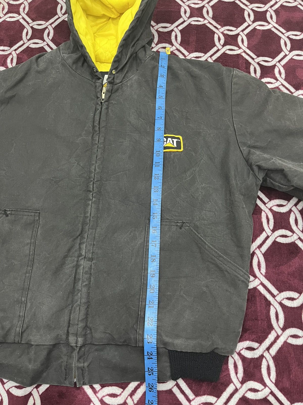 Caterpillar Vintage Caterpillar Faded Hoodie Jacket Size US M / EU 48-50 / 2 - 23 Thumbnail