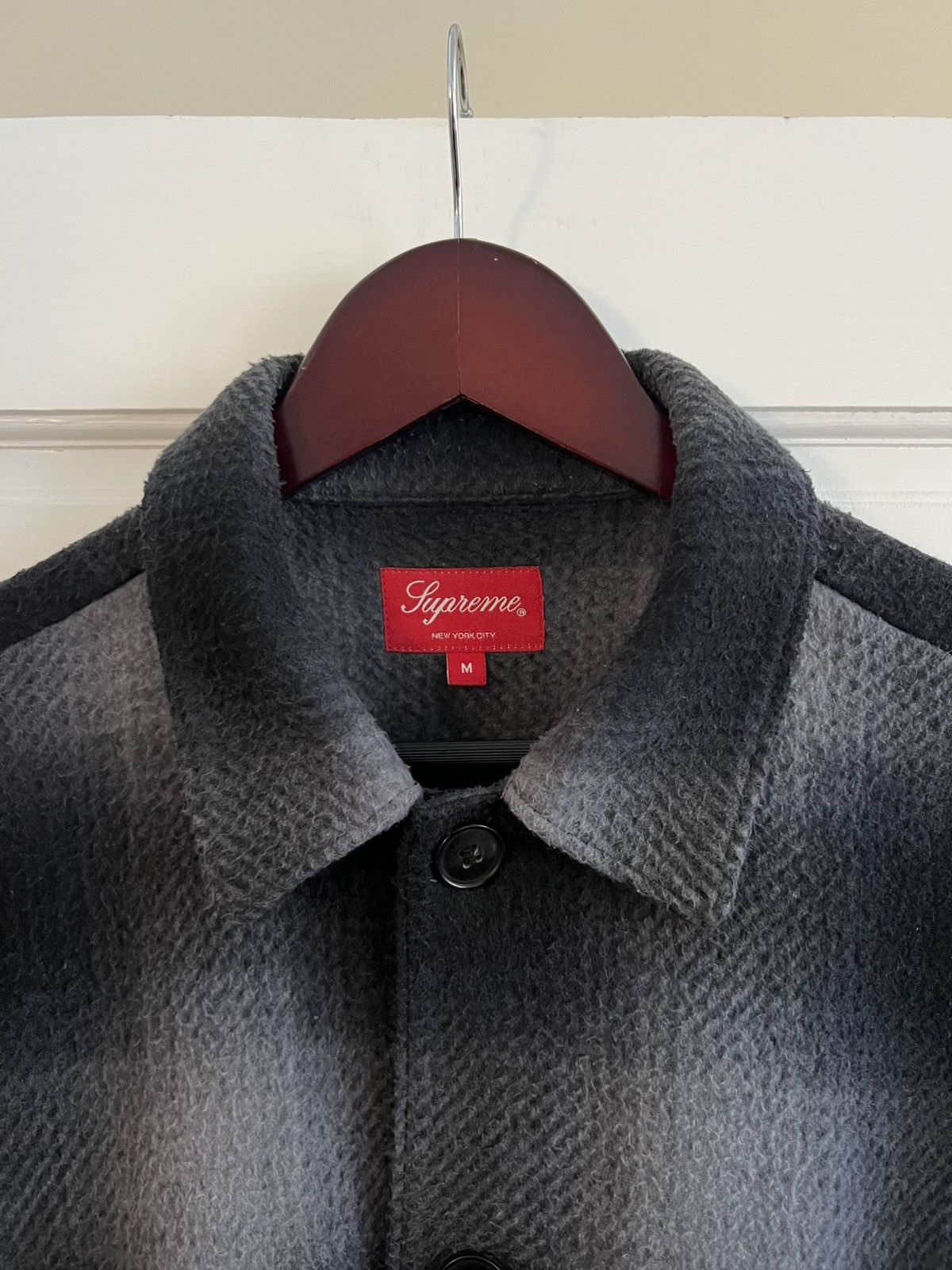 Supreme Supreme Shadow Plaid Fleece Shirt / Jacket | Grailed
