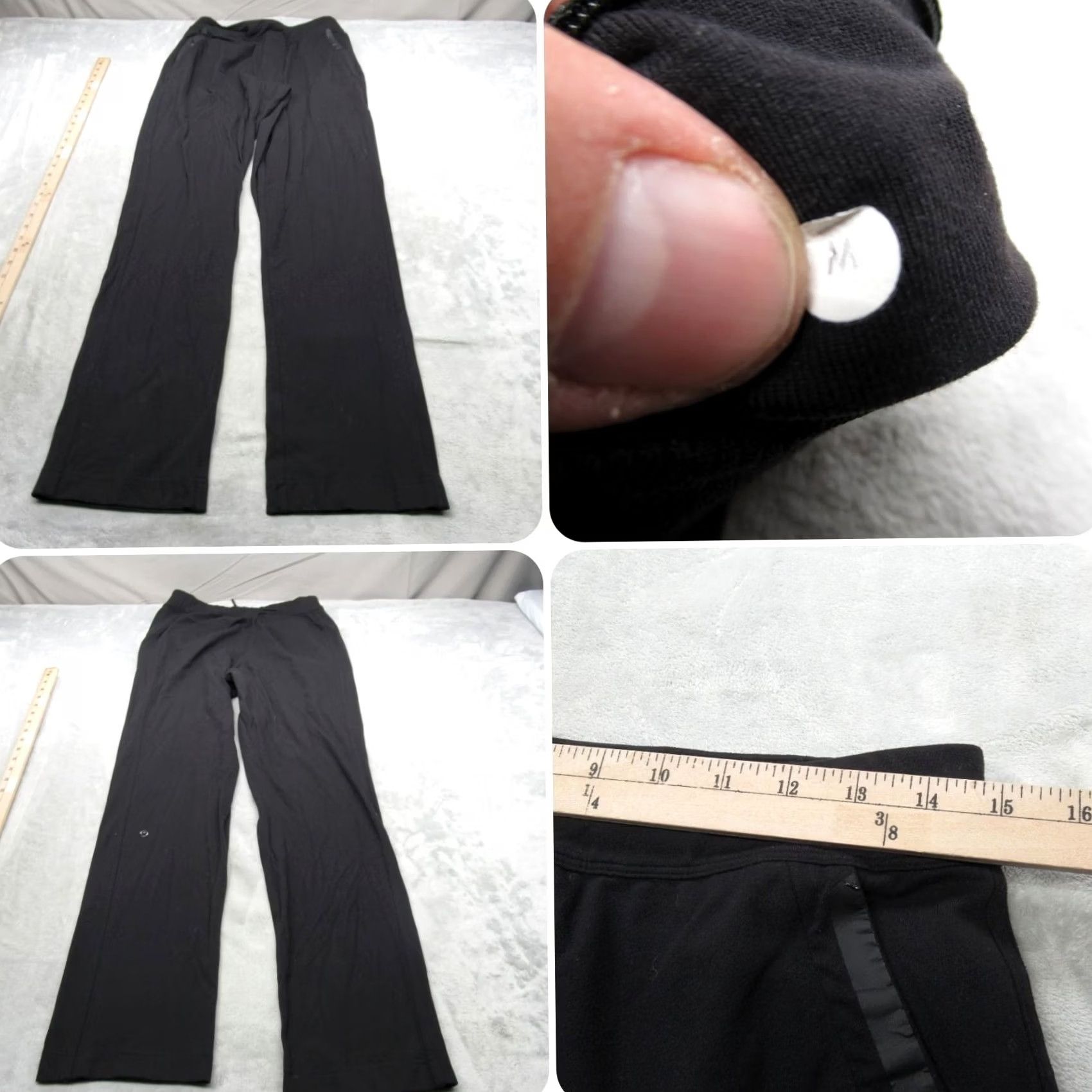 Lululemon Lululemon Pants Mens Medium Black Heavyweight Drawstring Waist Athletic 30x33 Size US 31 - 2 Thumbnail