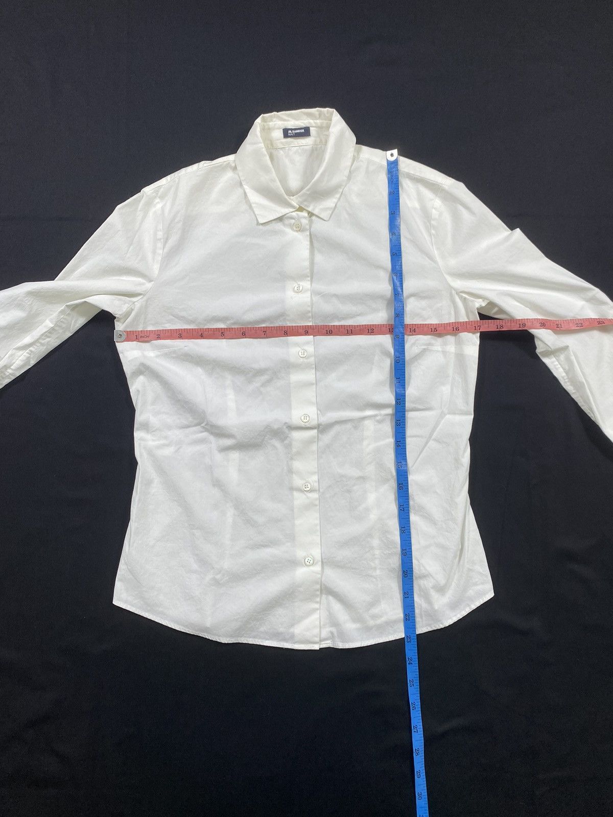 Jil Sander Jil Sander White Button Up Shirt Size US S / EU 44-46 / 1 - 9 Thumbnail