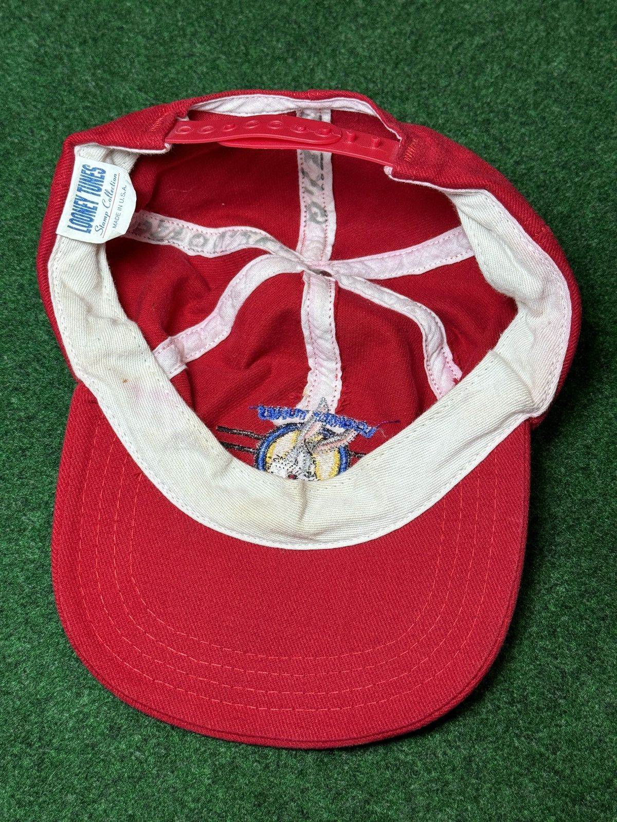 Vintage × Warner Bros Vintage 90s Looney Tunes Bugs Bunny Stamp U.S Mail Hat Size ONE SIZE - 5 Thumbnail