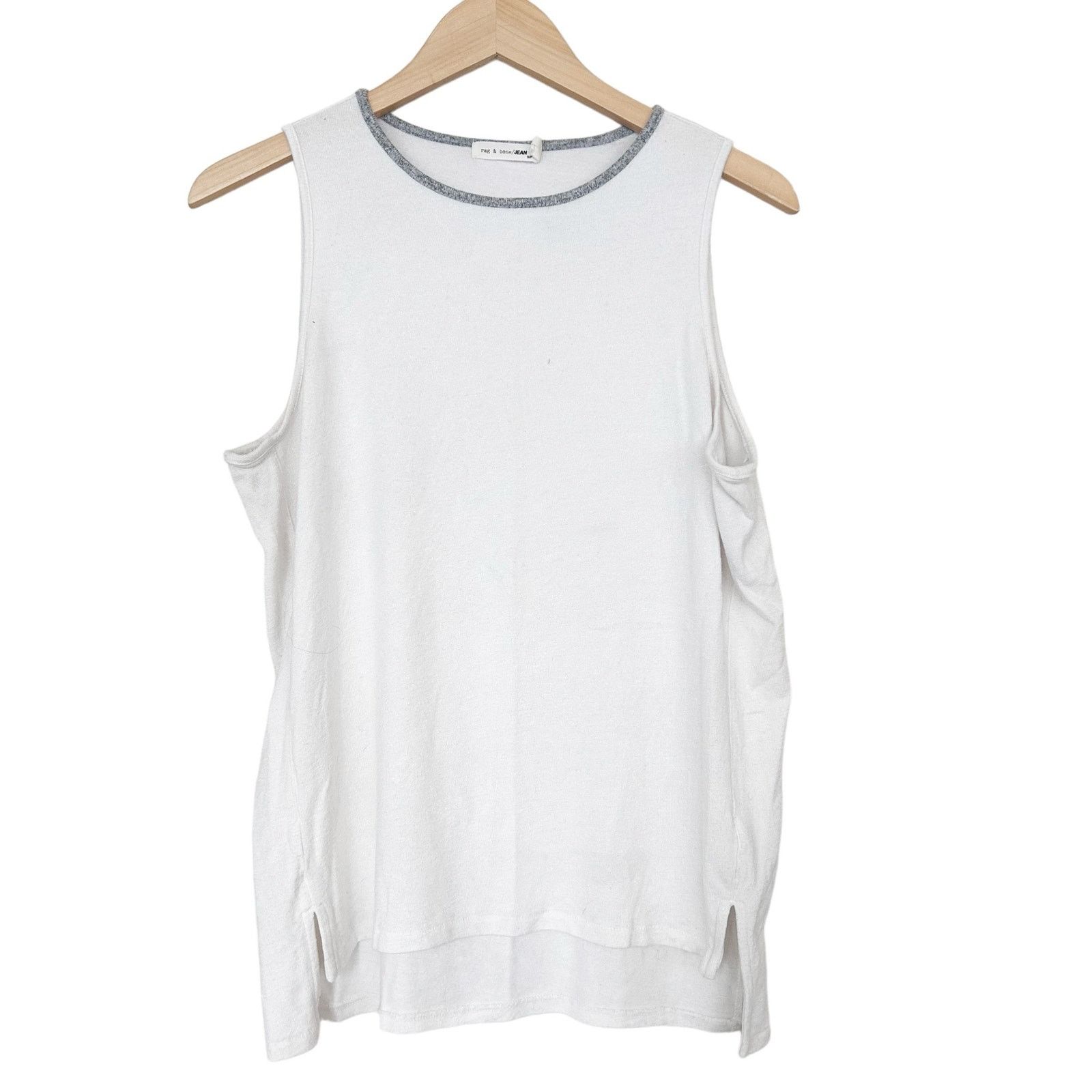 Rag & Bone Rag & Bone White Tank Top Sz S Size S / US 4 / IT 40 - 1 Thumbnail
