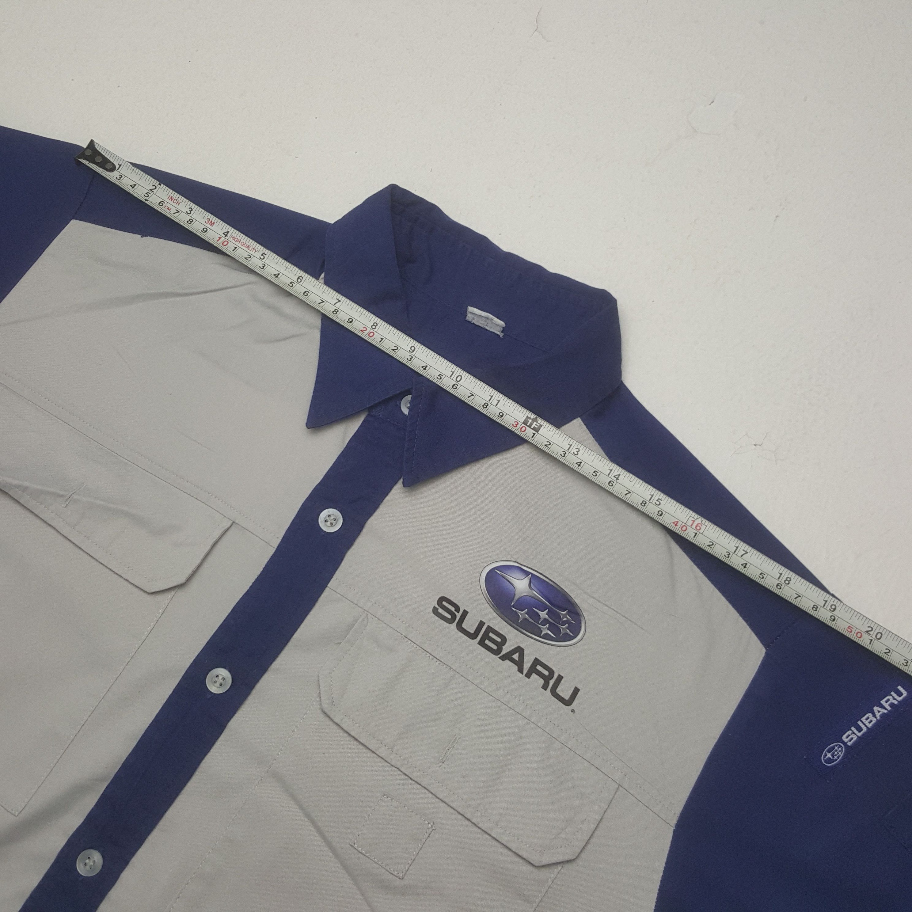 Japanese Brand × Vintage Vintage Subaru Racing Custom Art Button Up Jacket Size US L / EU 52-54 / 3 - 6 Thumbnail