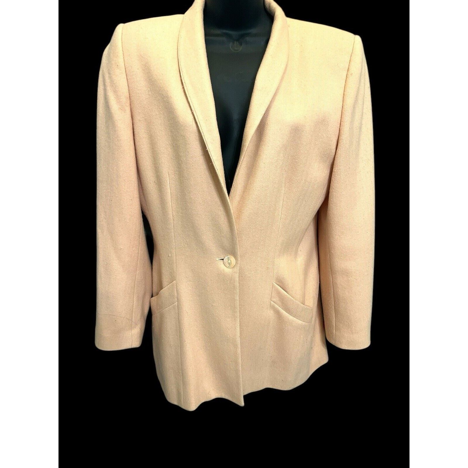 Other Sparrs Women’s Pink Spring coat/blazzer: LARGE Size L / US 10 / IT 46 - 2 Thumbnail