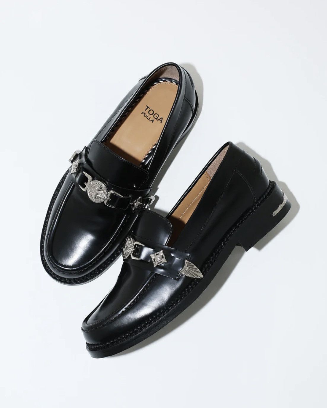 Toga Pulla Toga Pulla round-toe leather loafers Size US 7 / IT 37 - 1 Thumbnail
