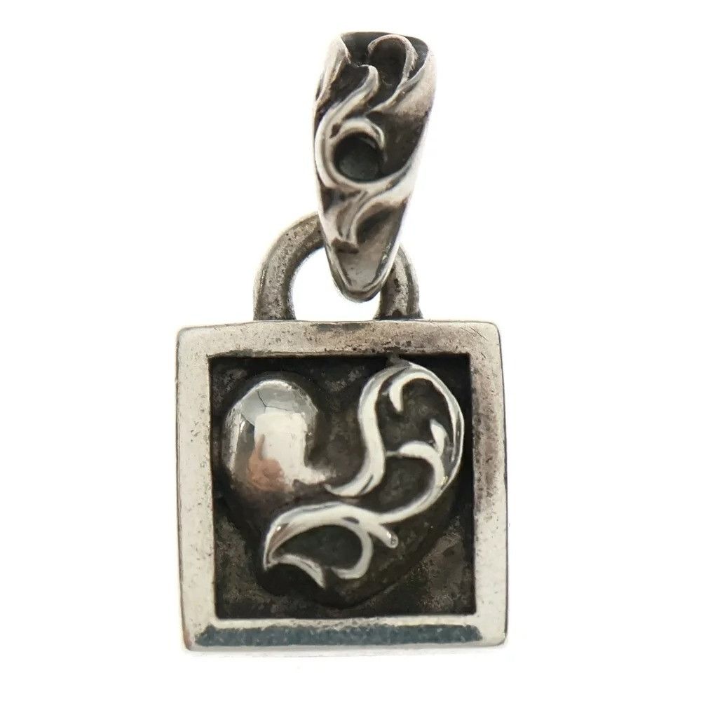 Chrome Hearts CHROME HEARTS Framed Heart Pendant silver Size ONE SIZE - 1 Thumbnail
