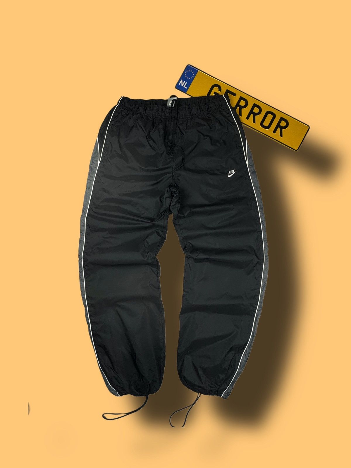Nike × Vintage NIKE VINTAGE BASIC LOGO OVERSIZE BAGGY PANTS Size US 34 / EU 50 - 1 Thumbnail
