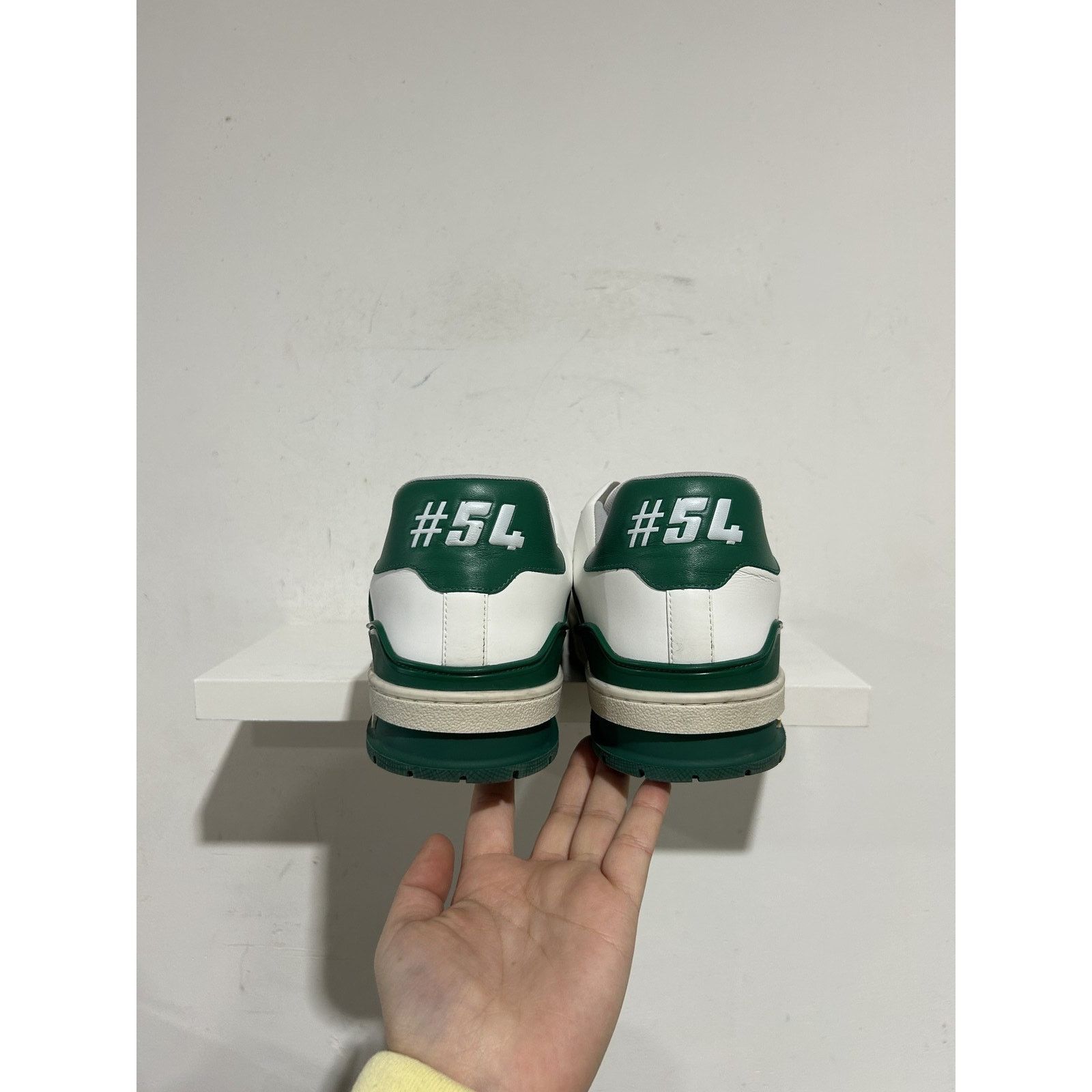 Louis Vuitton LOUIS VUITTON LV LOW TRAINER OG GREEN SIZE 12 PREOWNED Size US 12 / EU 45 - 4 Thumbnail