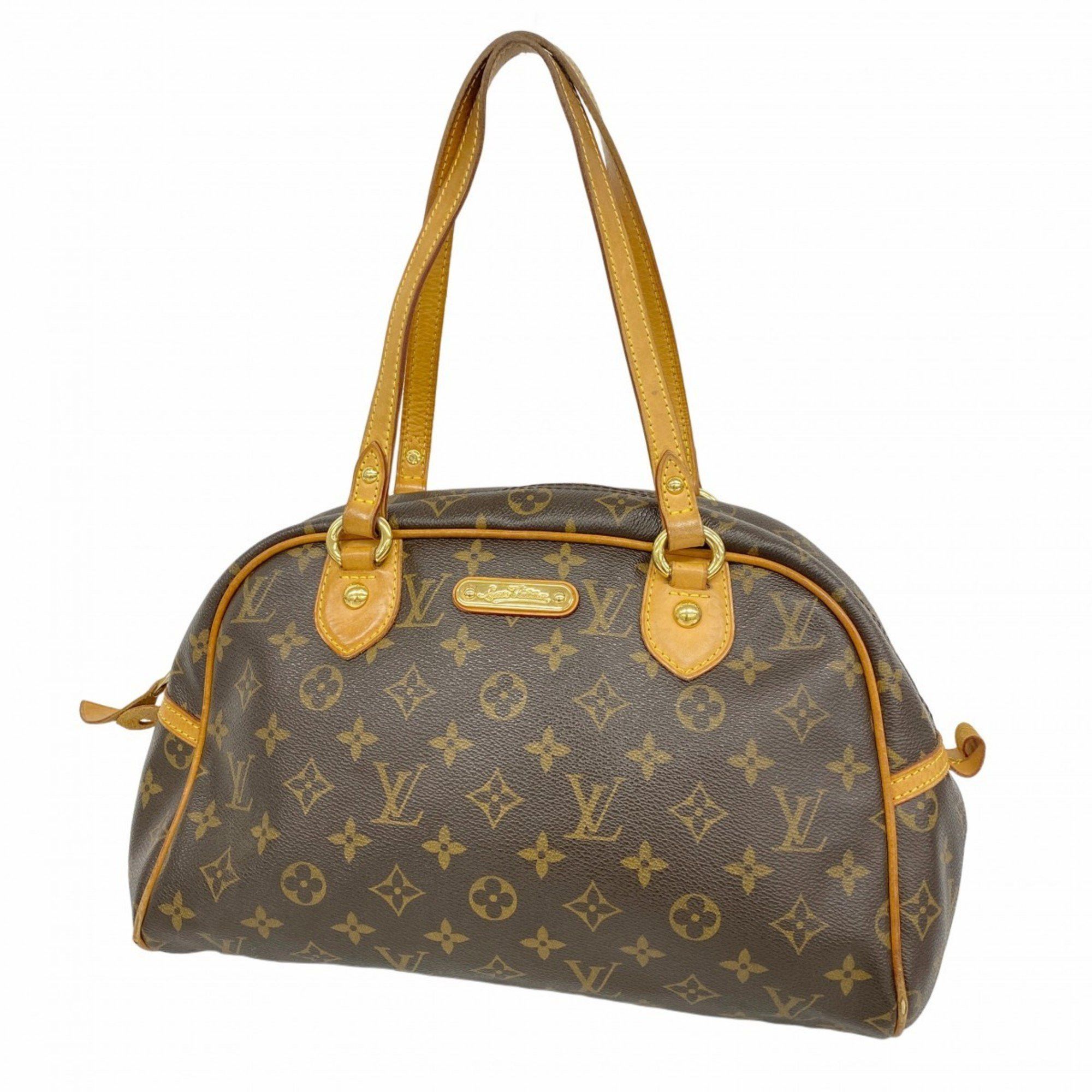 Louis Vuitton Shoulder Bag Monogram Montorgueil Pm M95565 Brown Women's