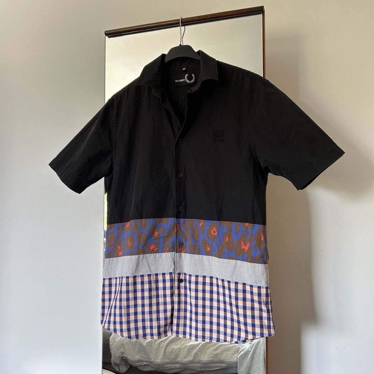 Raf Simons Raf Simons x Fred Perry short sleeve shirt multicolor Size US M / EU 48-50 / 2 - 2 Thumbnail