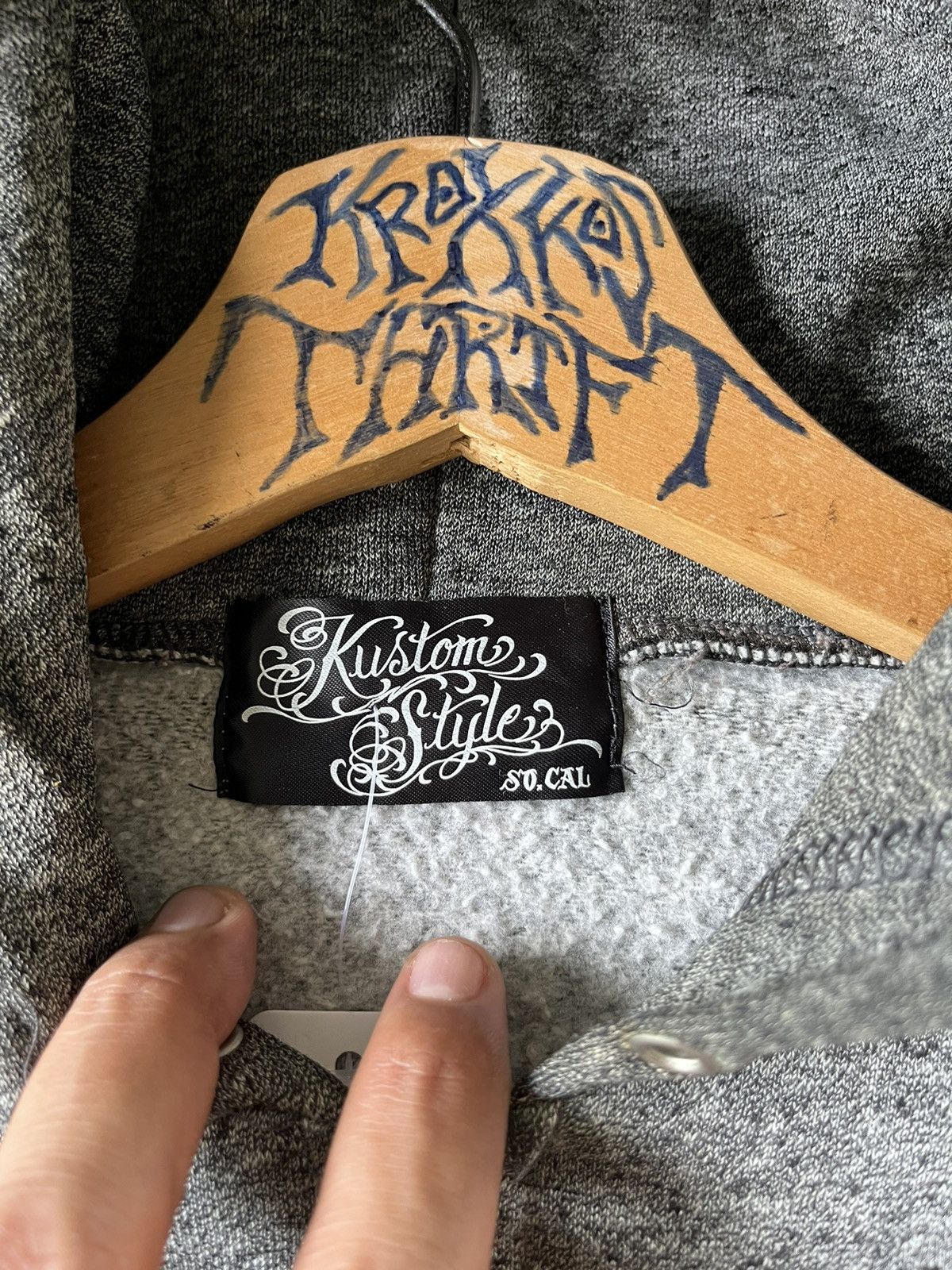 Vintage 🔥Vintage Kustom Style So Cal Von Ducth Wing Logo Hoodie Size US M / EU 48-50 / 2 - 6 Thumbnail