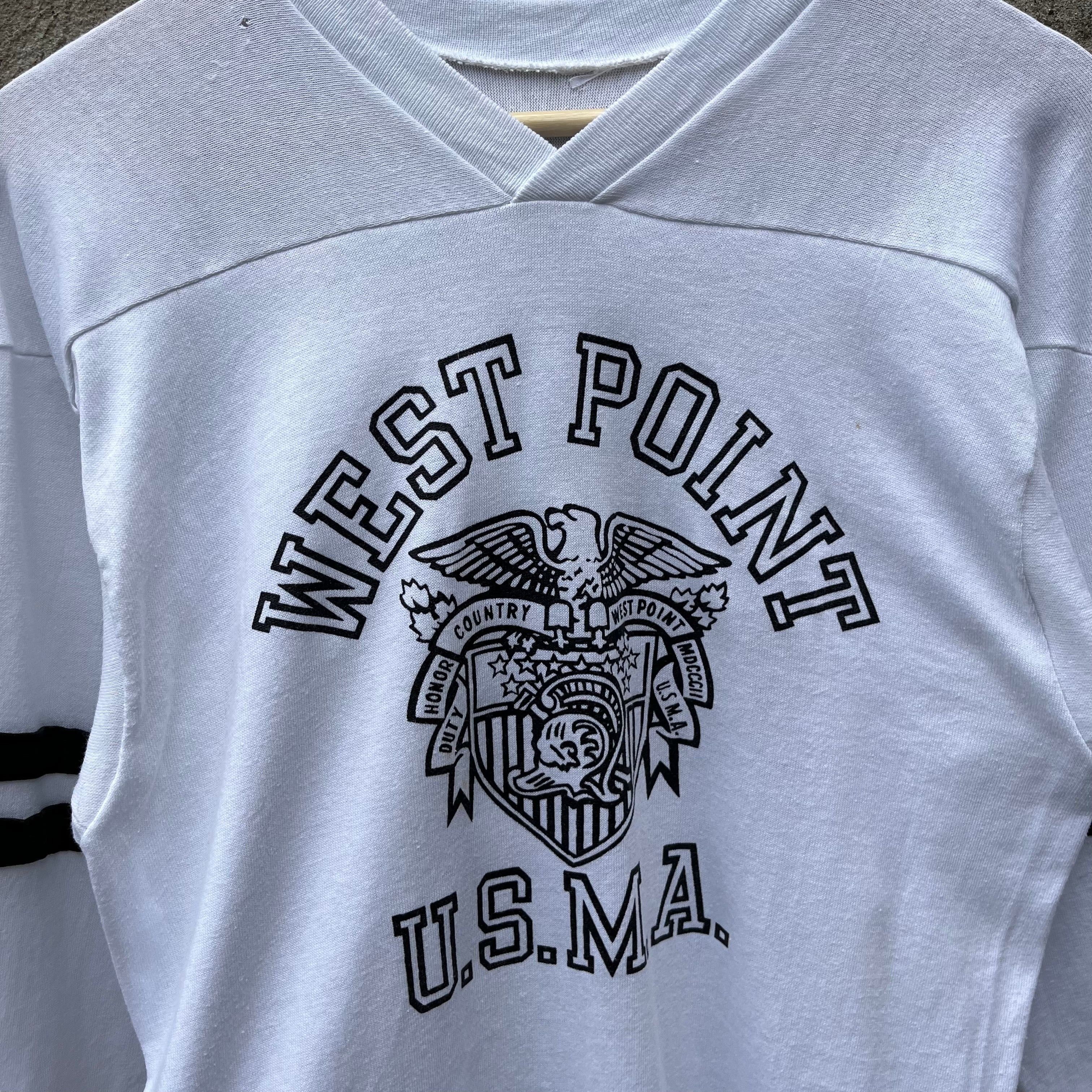 Vintage 70's USMA West Point Military Jersey Shirt Size US M / EU 48-50 / 2 - 3 Thumbnail
