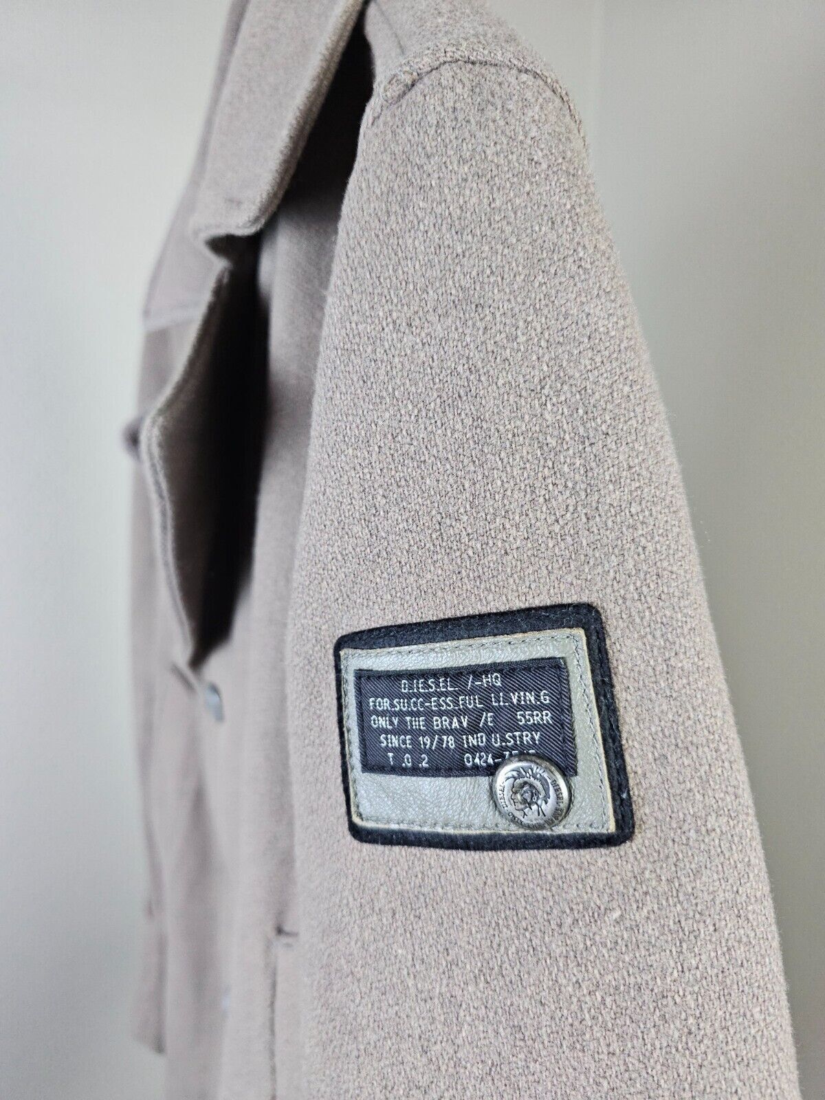 Diesel Diesel Only The Brave Trim Peacoat Size M Brown Size US M / EU 48-50 / 2 - 8 Thumbnail