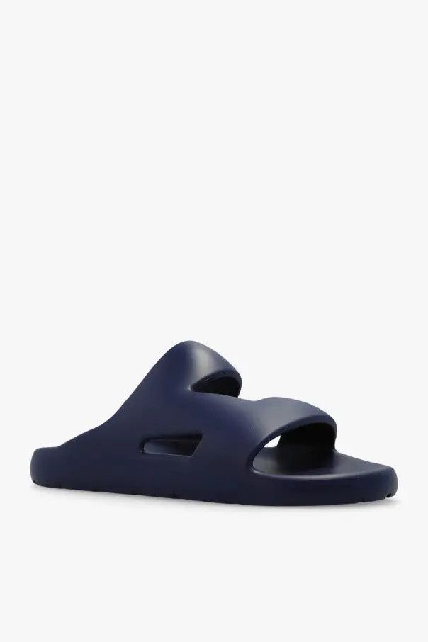 Bottega Veneta o1bcso1str0824 Band Slide in Navy Blue Size US 10 / EU 43 - 4 Thumbnail