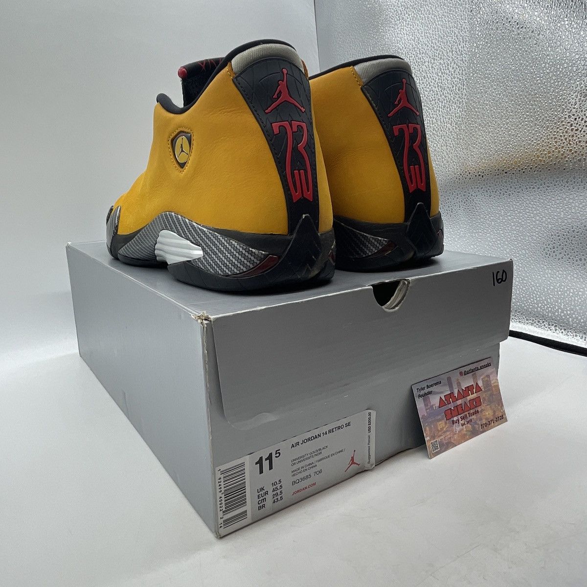 Jordan Brand Air Jordan 14 reverse Ferrari Size US 11.5 / EU 44-45 - 4 Thumbnail