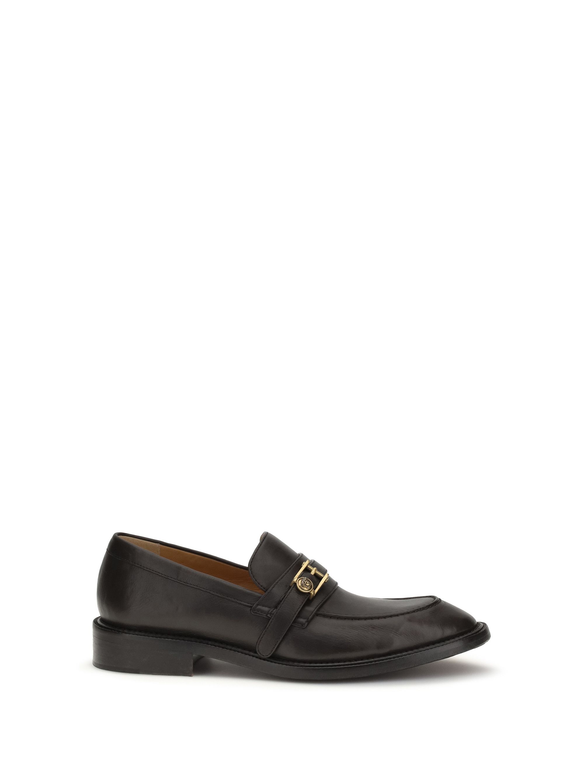 Versace Leather Loafers with Medusa accessory Size US 7 / EU 40 - 1 Thumbnail