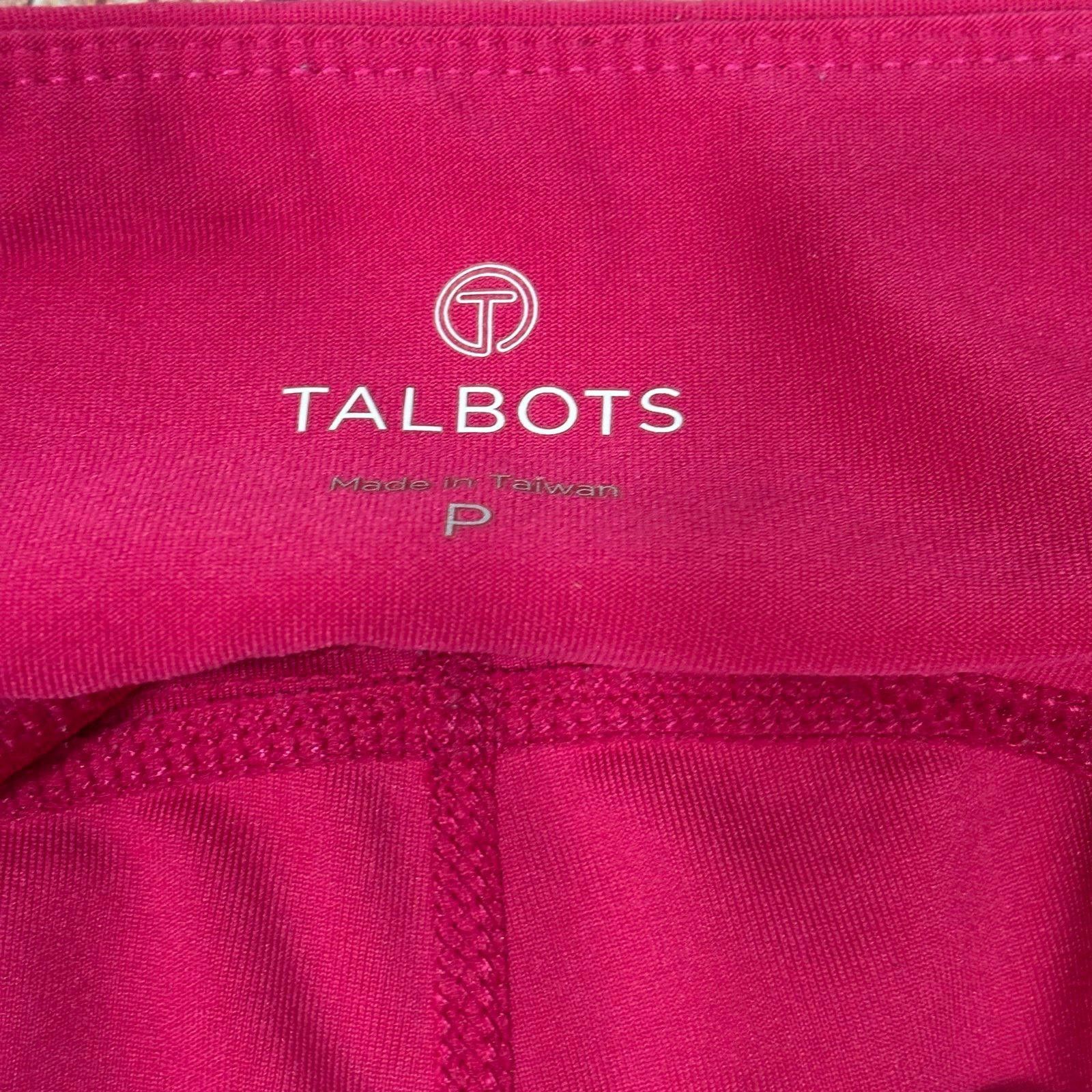 Other Talbots Women's Small Pink Athletic Leggings Size 28" / US 6 / IT 42 - 6 Thumbnail