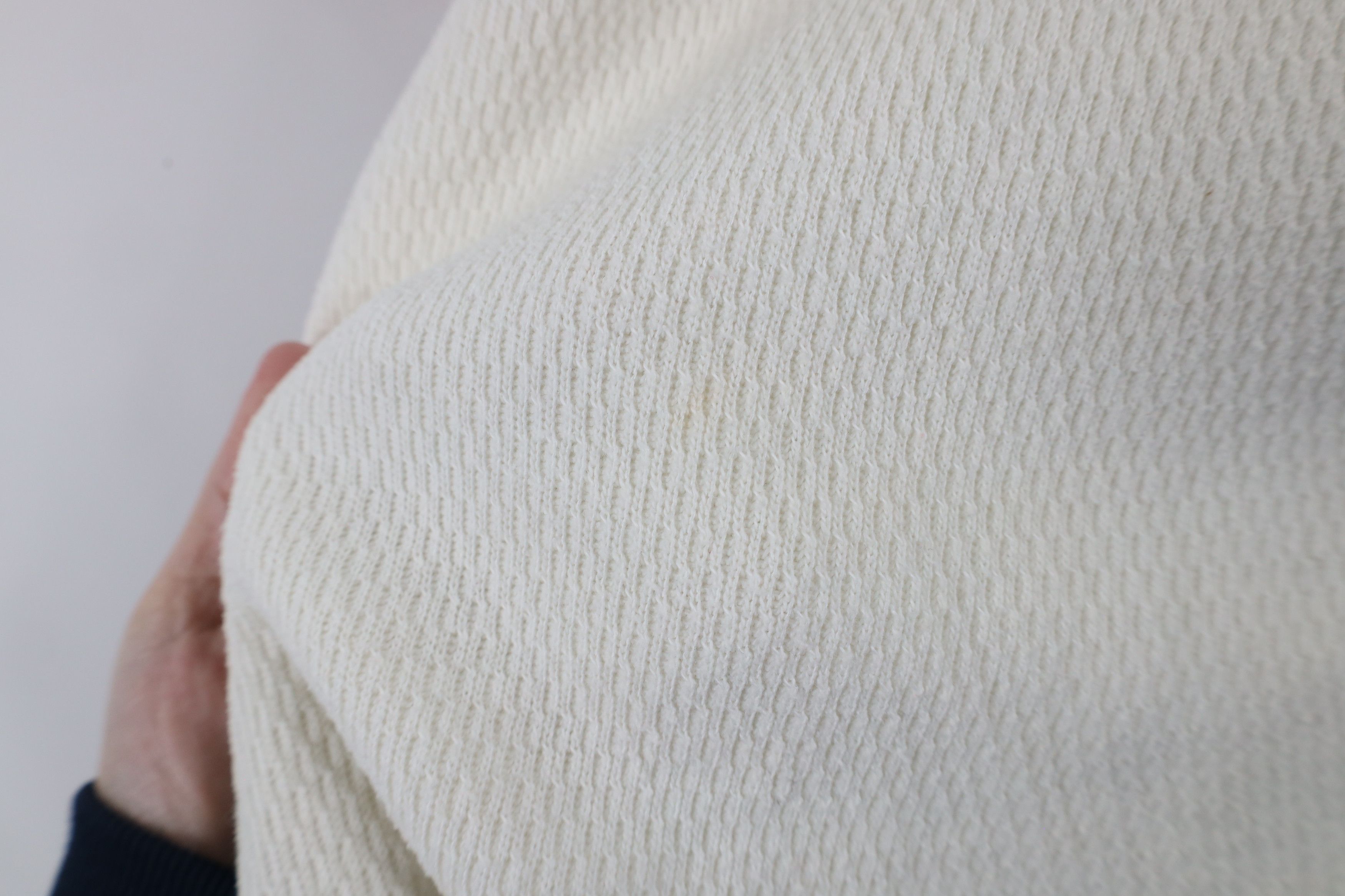 Vintage Vintage 70s Streetwear Waffle Knit Long Sleeve T-Shirt USA Size US XL / EU 56 / 4 - 4 Thumbnail