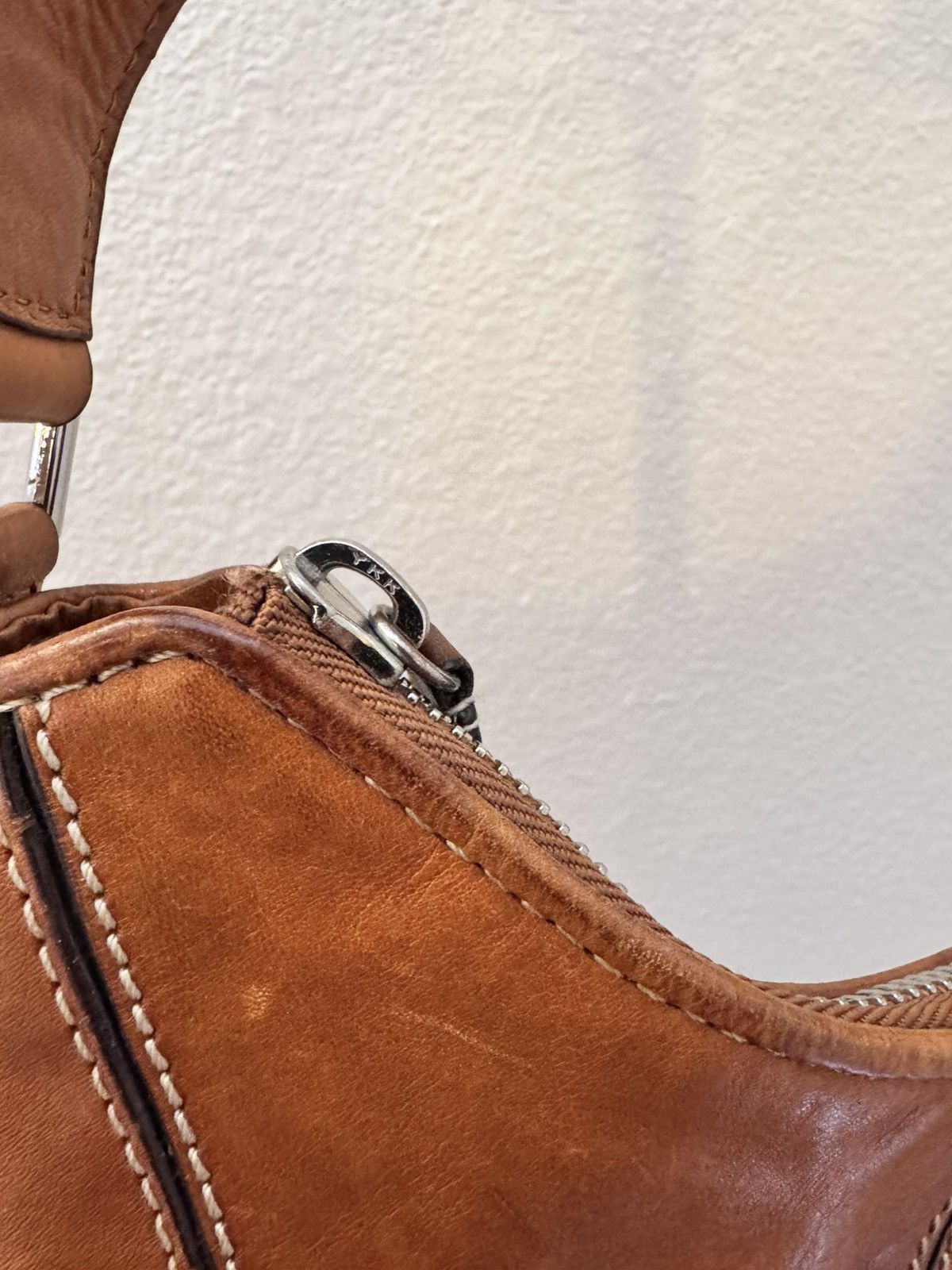 Michael Kors × Vintage Vintage Michael Kors Brown Leather Hobo Handbag Size ONE SIZE - 8 Thumbnail