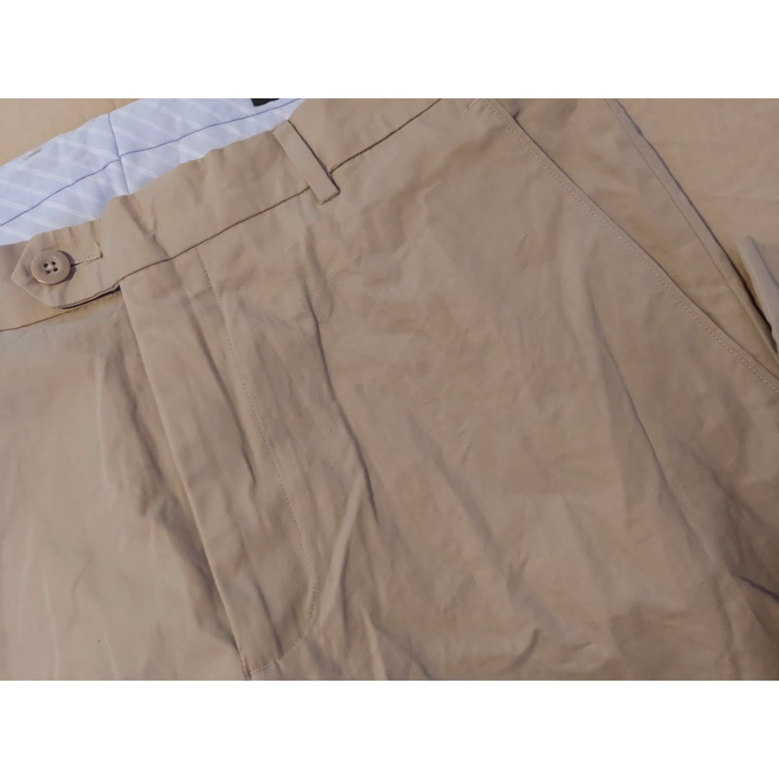 Banana Republic Banana Republic Pants Chino Flat Front 34x30 Cotton Beige Mens Trousers Slacks Straight Leg Dress Casual Formal Size US 34 / EU 50 - 3 Thumbnail